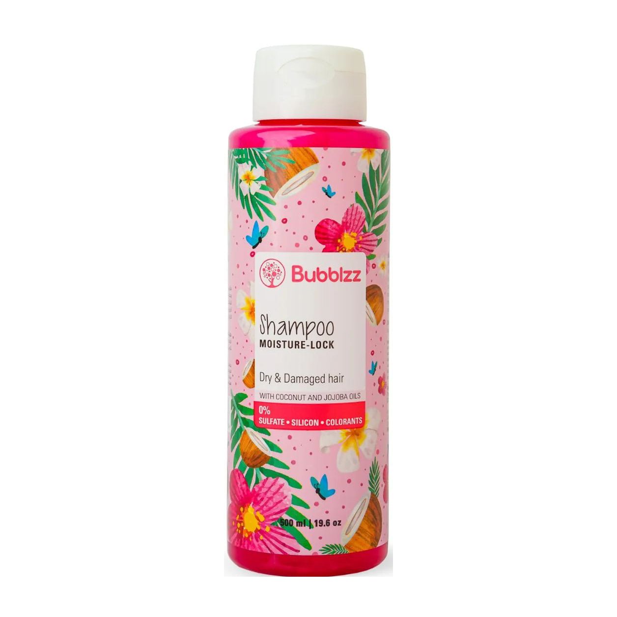 Bubblzz Moisture Lock Shampoo for Dry Hair – 500ml - Bloom Pharmacy