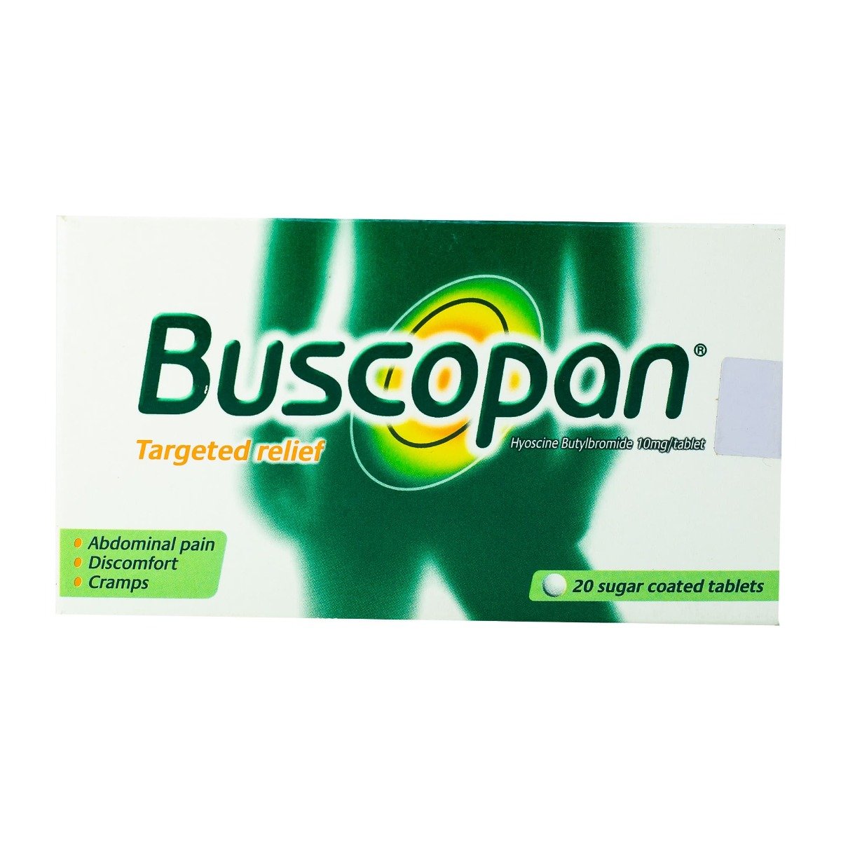 Buscopan 10 mg - 20 Tablets - Bloom Pharmacy