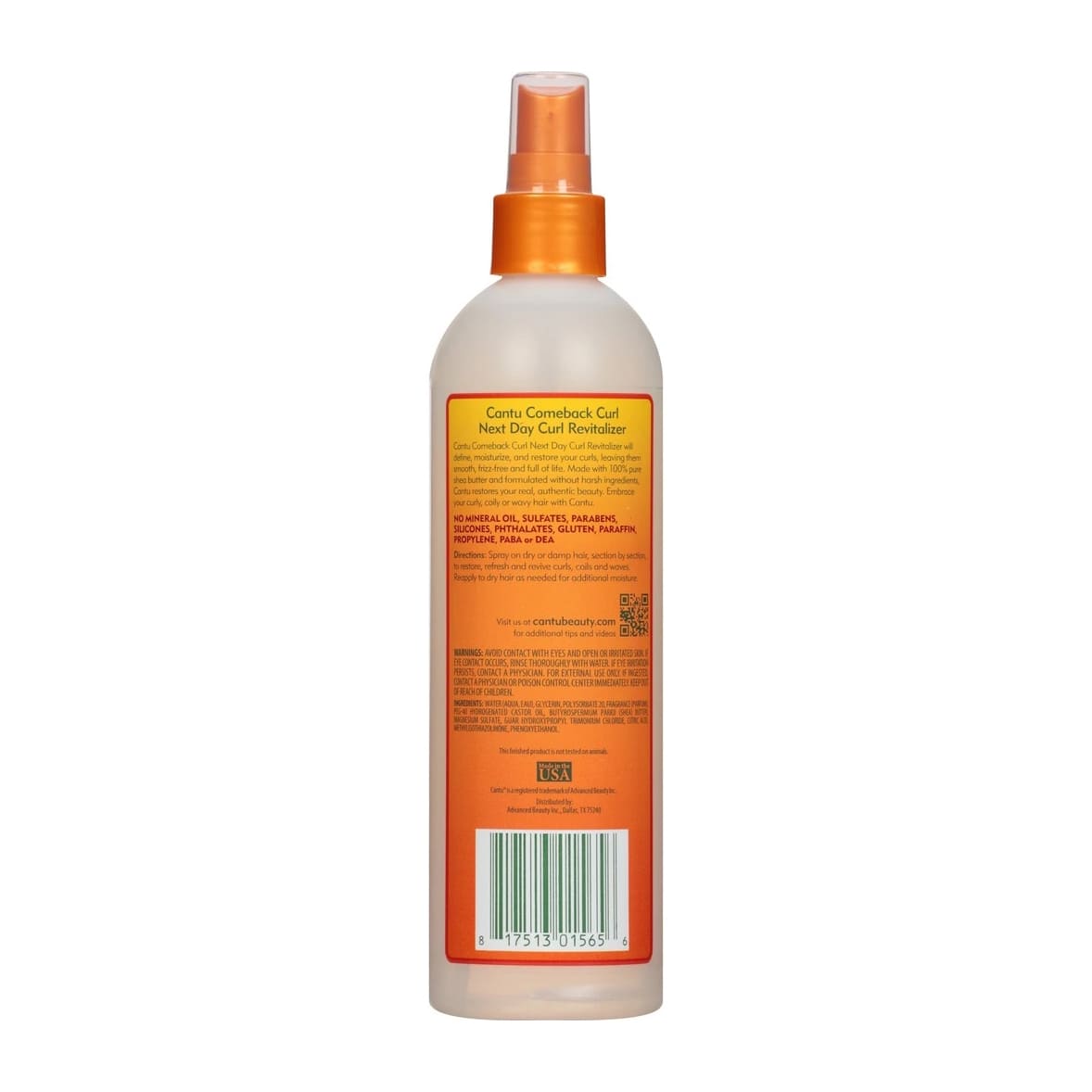 Cantu Comeback Curl Next Day Curl Revitalizer Spray - 355ml - Bloom Pharmacy