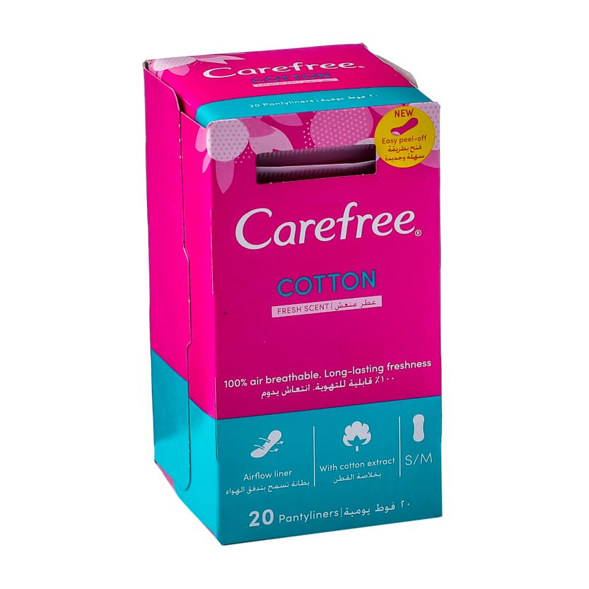 Carefree Cotton Feel Fresh Scent - 20 Pantyliners - Bloom Pharmacy