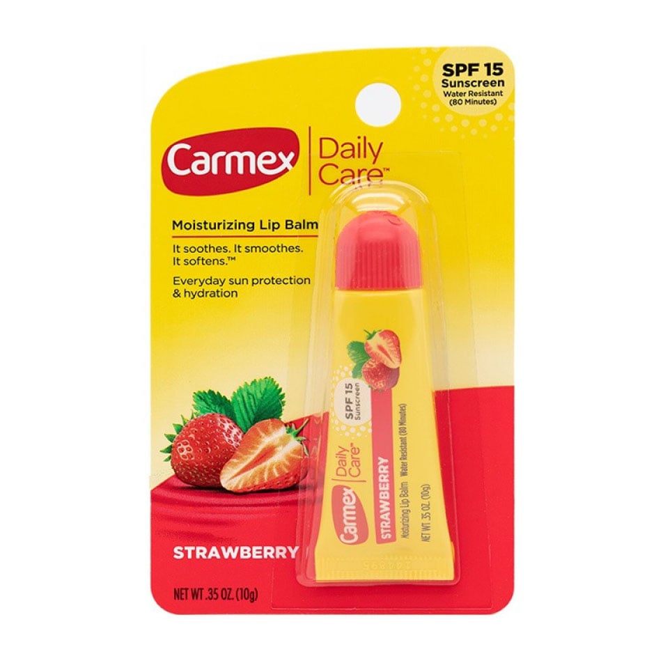 Carmex Daily Care SPF 15 Sunscreen Strawberry Moisturizing Lip Balm – 10gm - Bloom Pharmacy