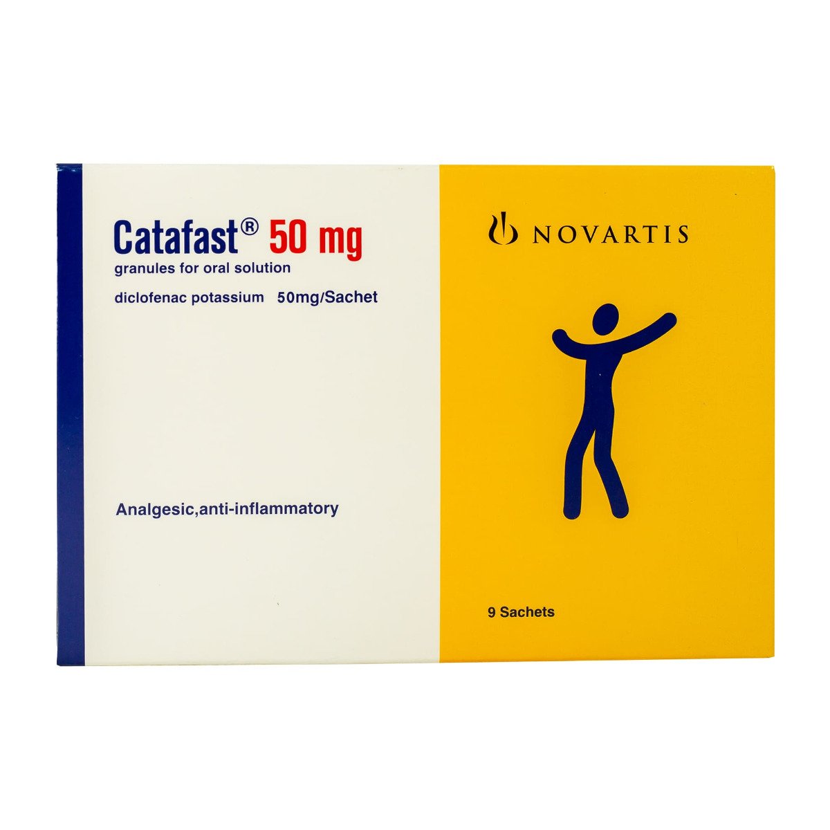 Catafast 50 mg Powder - 9 Sachets - Bloom Pharmacy
