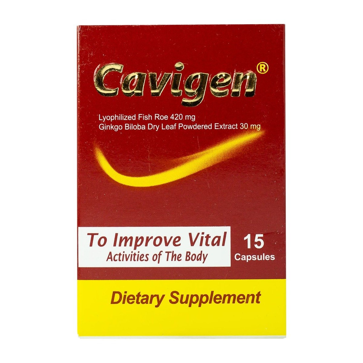 Cavigen 420 mg-30 mg - 15 Capsules - Bloom Pharmacy