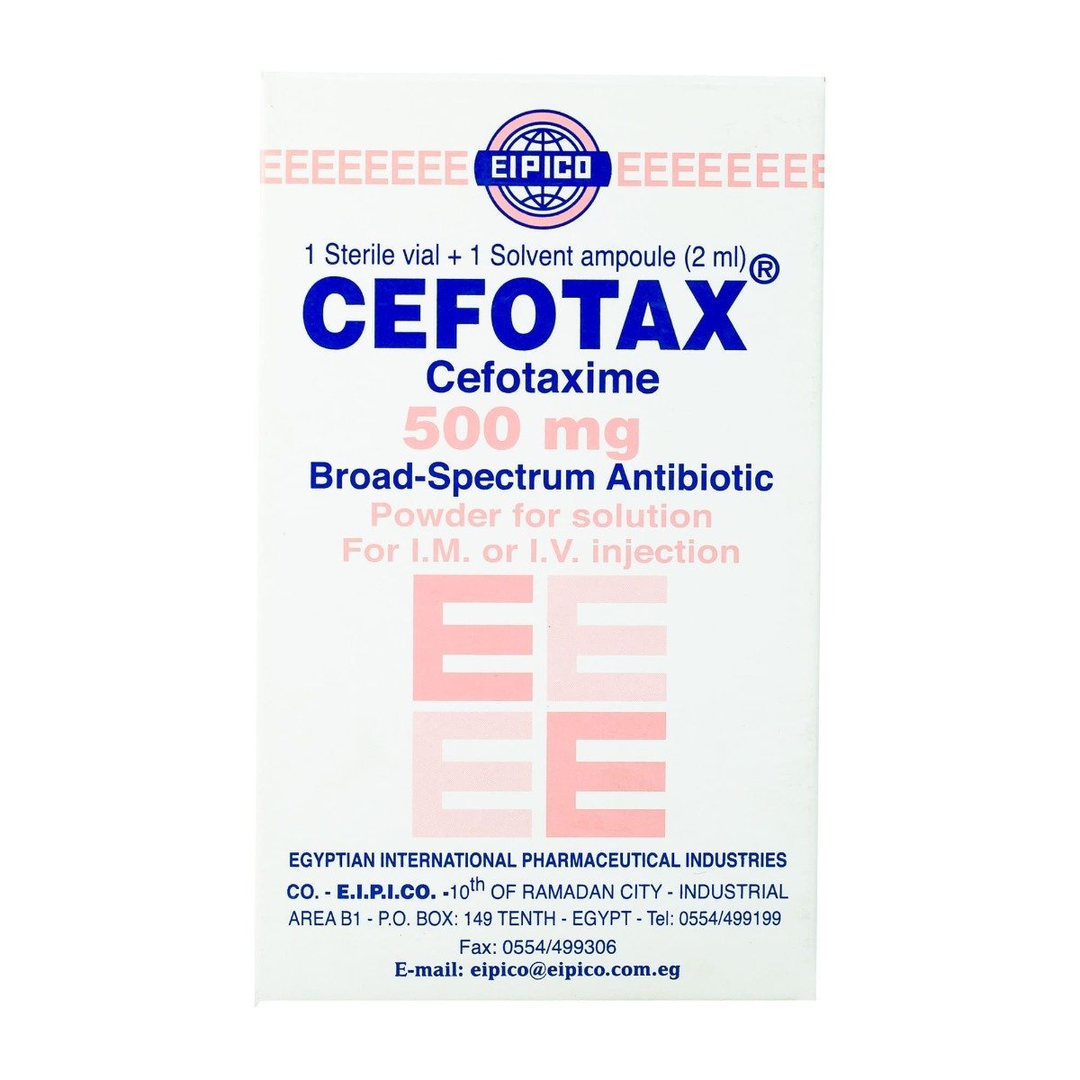 Cefotax 500 mg - 1 Vial - Bloom Pharmacy