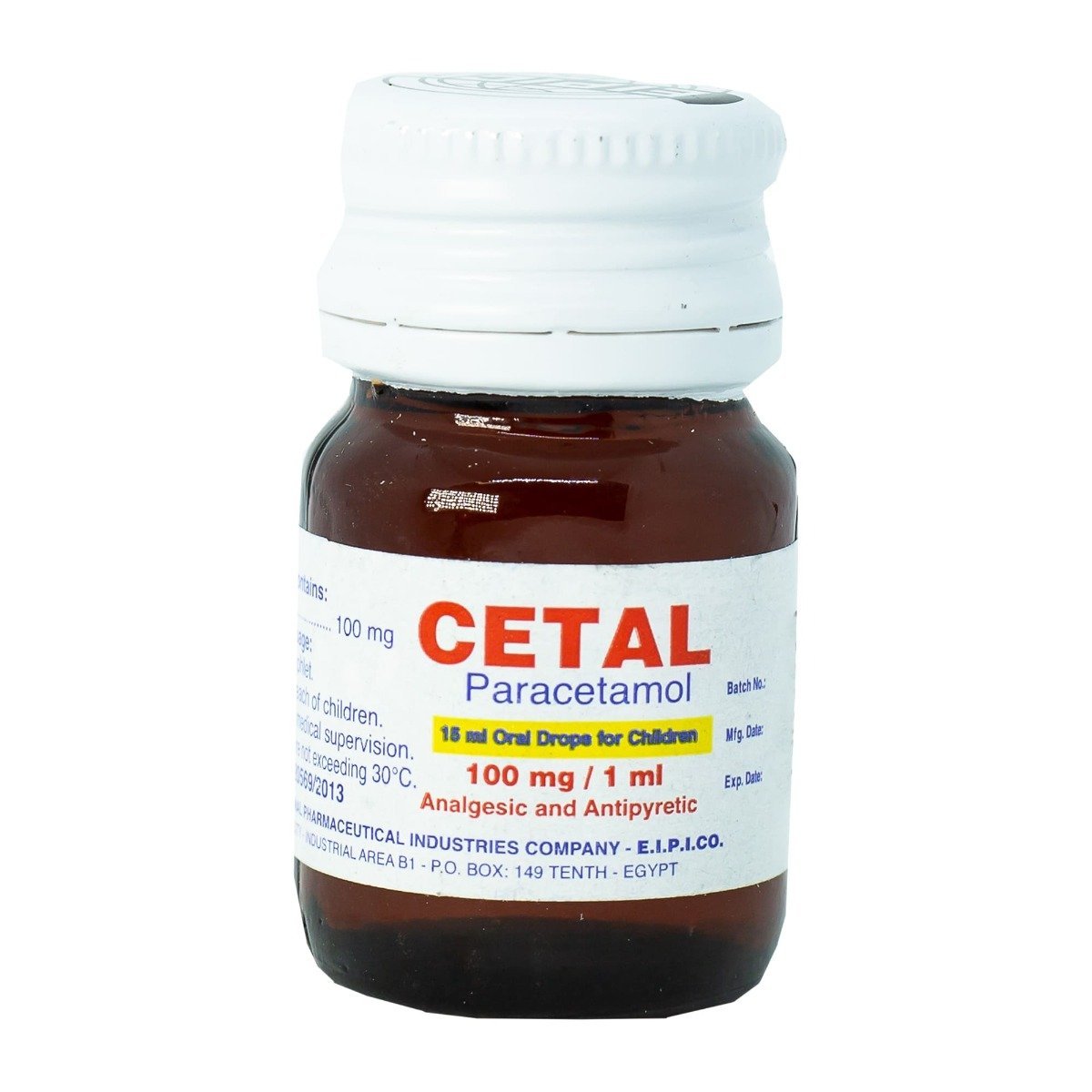 Cetal 100 mg-1 ml Oral Drops - 15 ml - Bloom Pharmacy