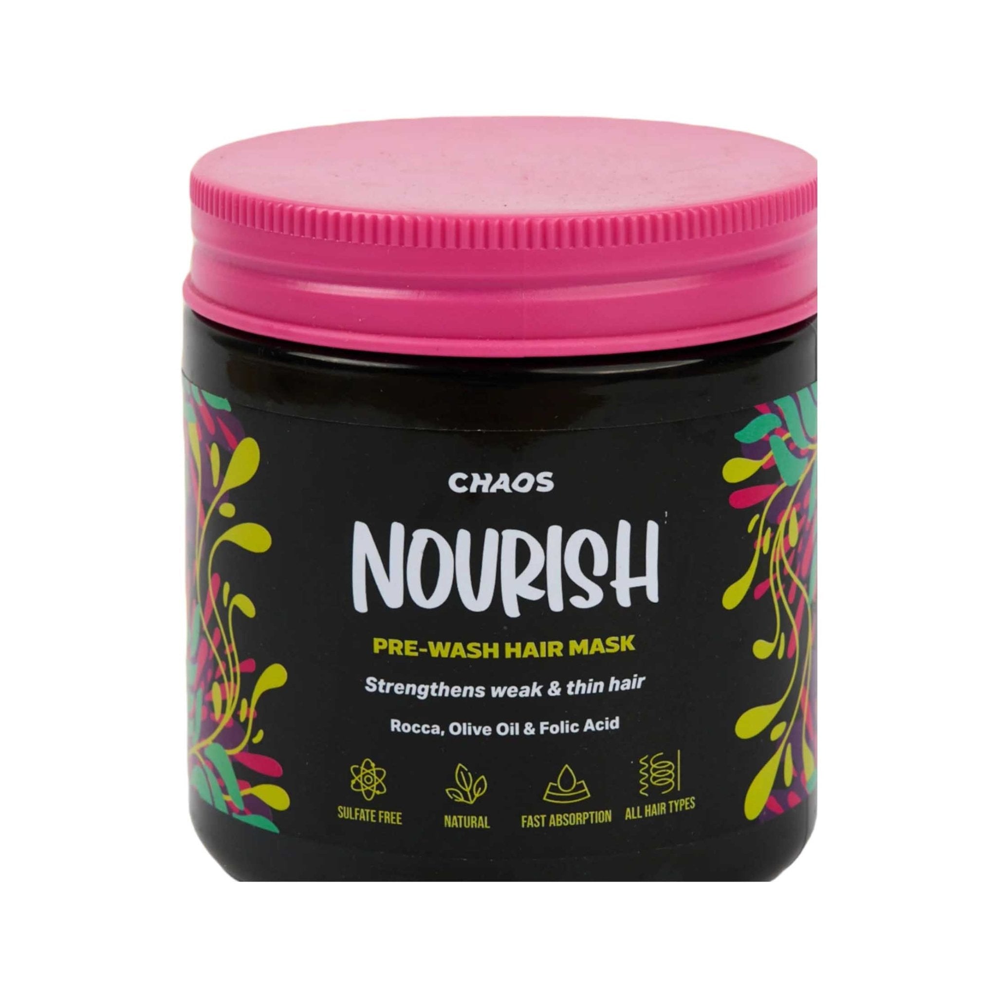 Chaos Nourish Pre-Wash Natural Hair Mask - Bloom Pharmacy