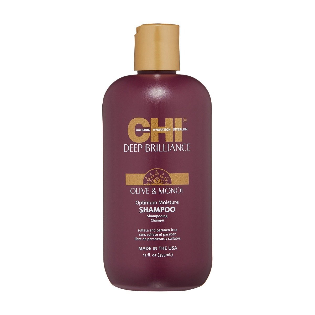 CHI Deep Brilliance Optimum Moisture Shampoo – 355ml - Bloom Pharmacy