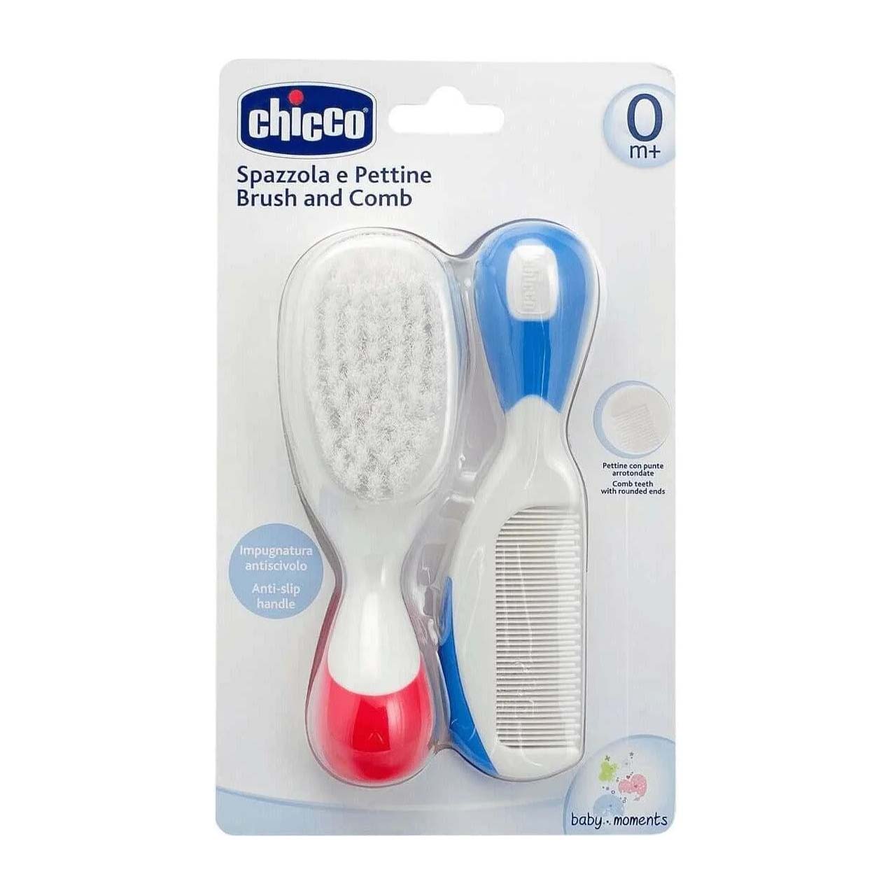 Chicco Brush and Comb Set 0m+ - Bloom Pharmacy