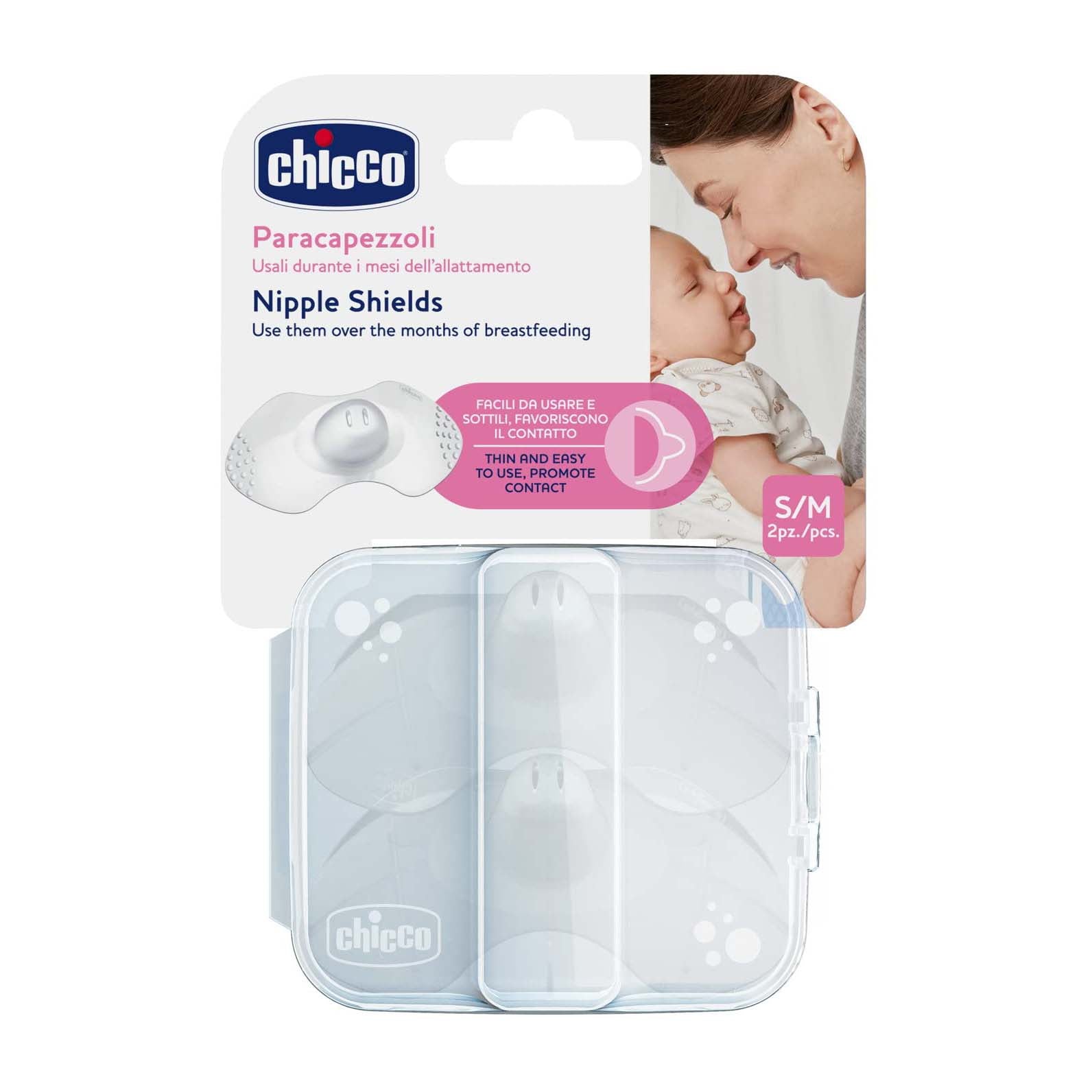 Chicco Skin Silicone Nipple Shield S/M - Bloom Pharmacy
