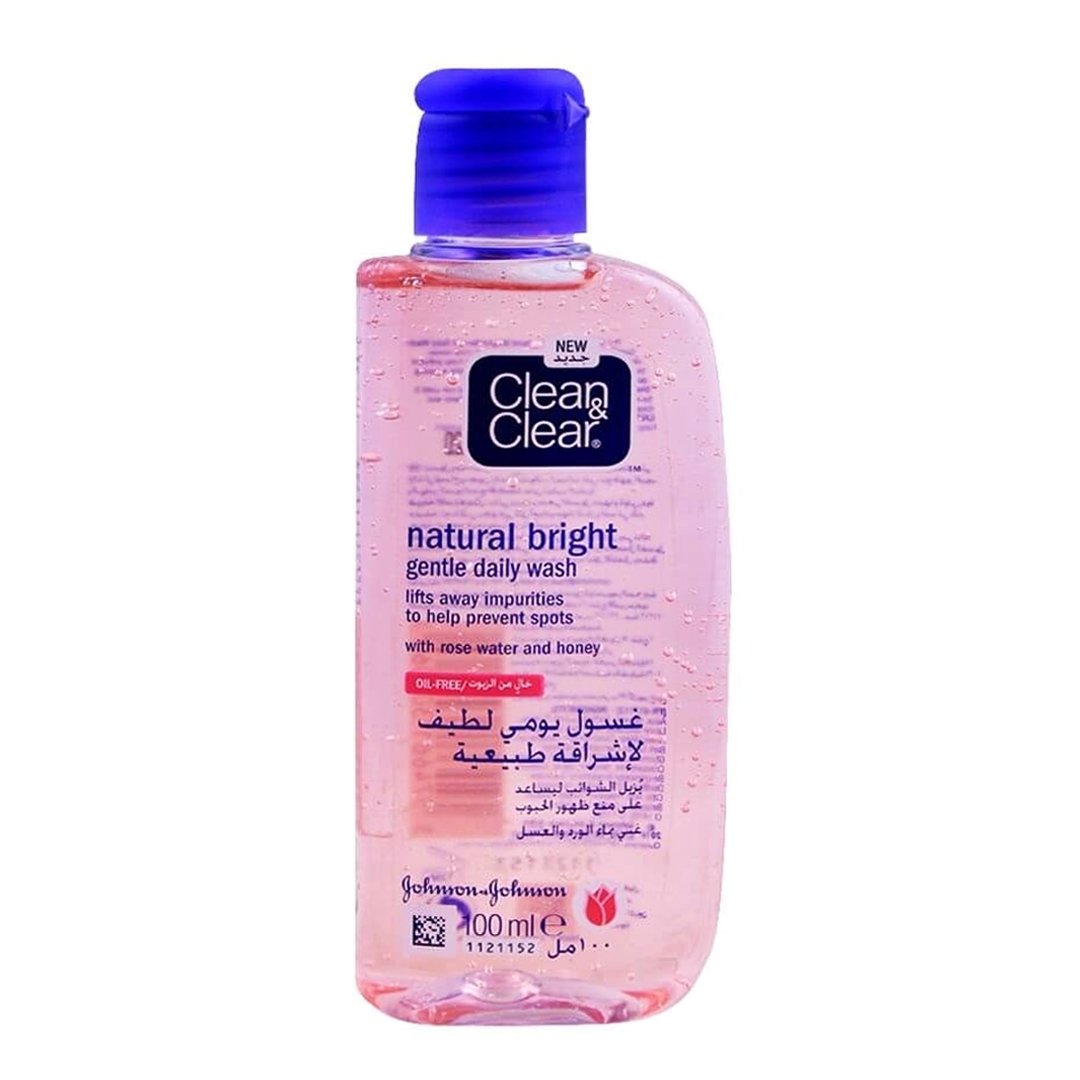 Clean & Clear Natural Bright Gentle Daily Wash - 50ml - Bloom Pharmacy