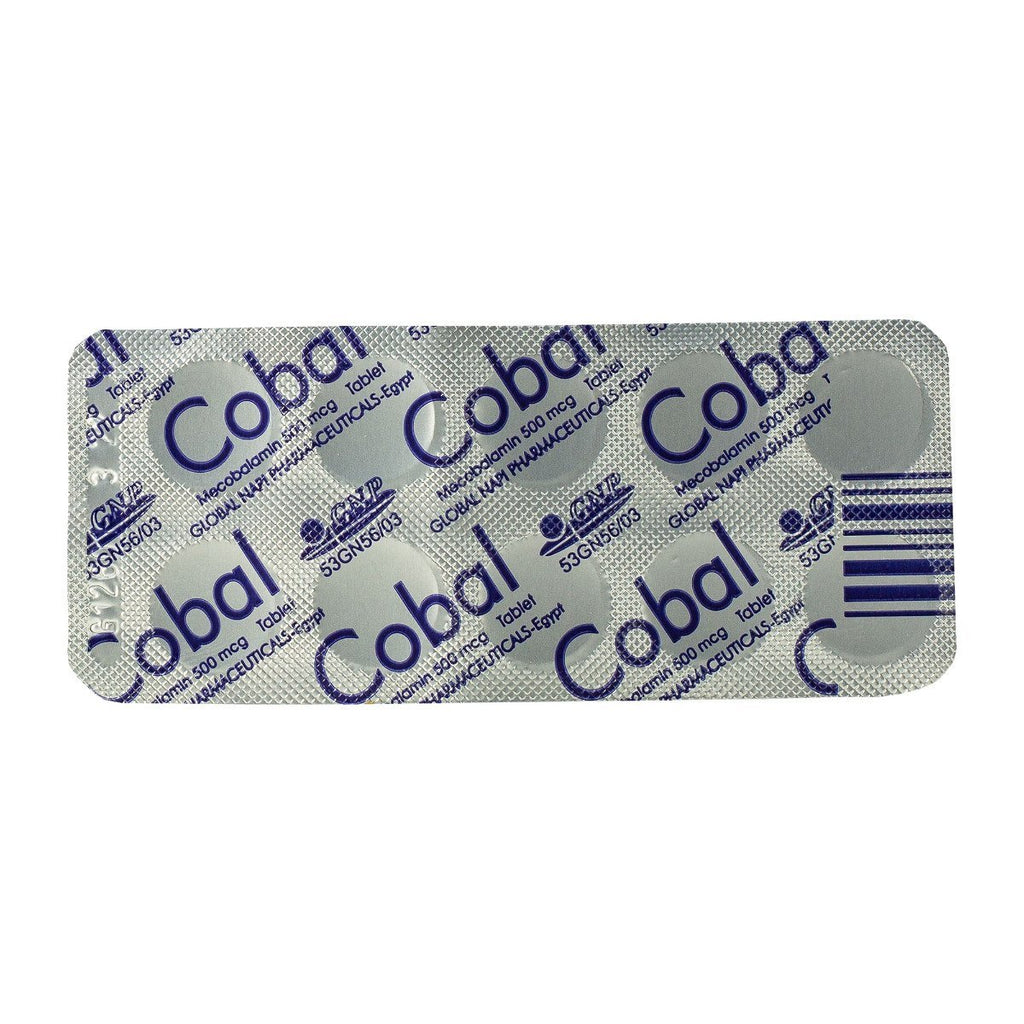 Cobal 500 mcg - 30 Tablets | Bloom Pharmacy