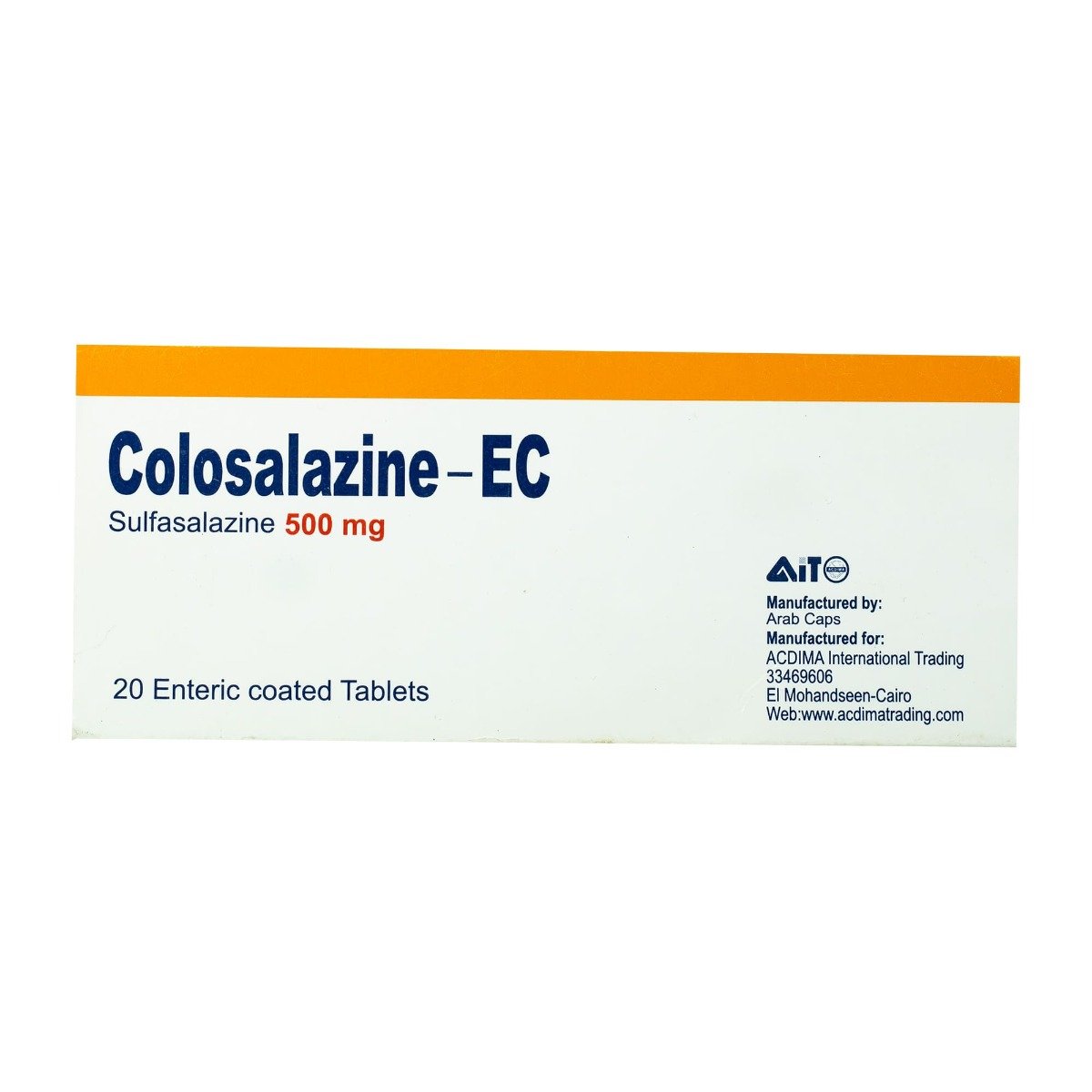 Colosalazine EC - 20 Tablets - Bloom Pharmacy