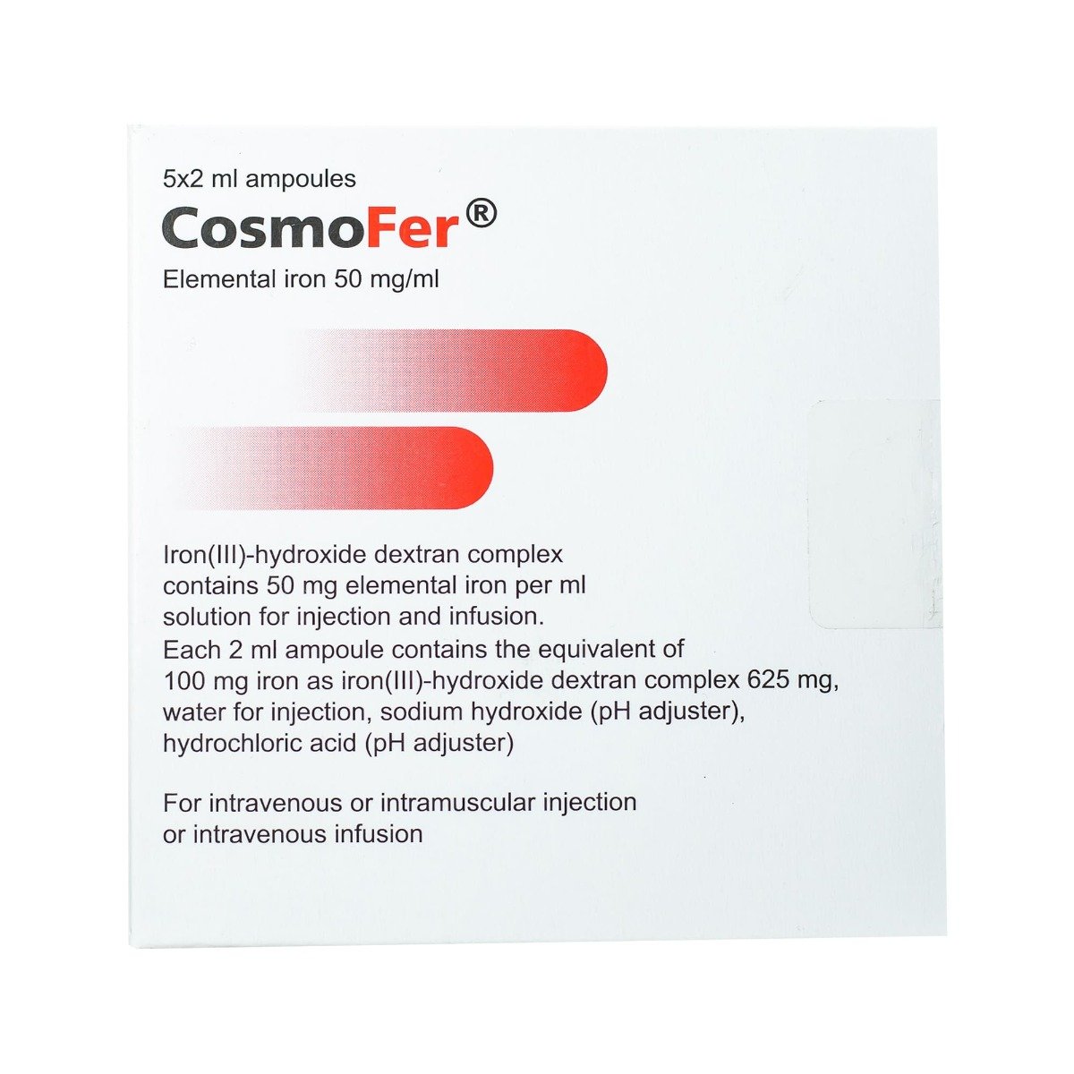 Cosmofer 2 ml - 5 Ampoules