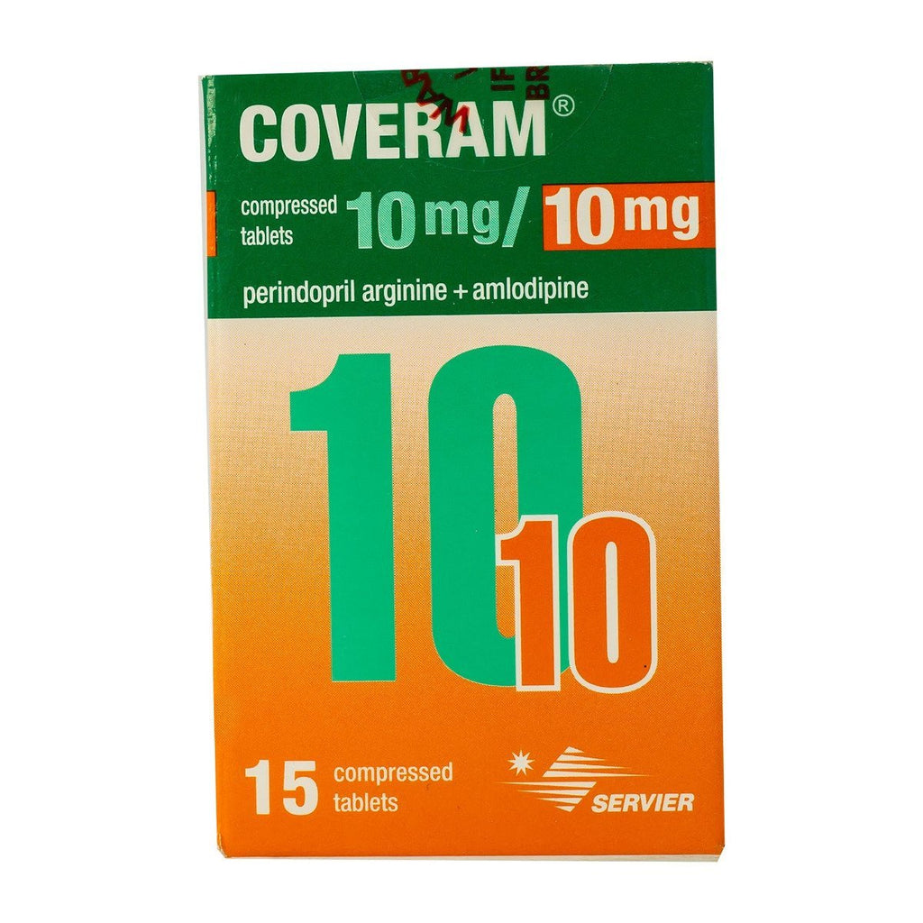 Coveram 10 mg/10 mg - 15 Tablets | Bloom Pharmacy