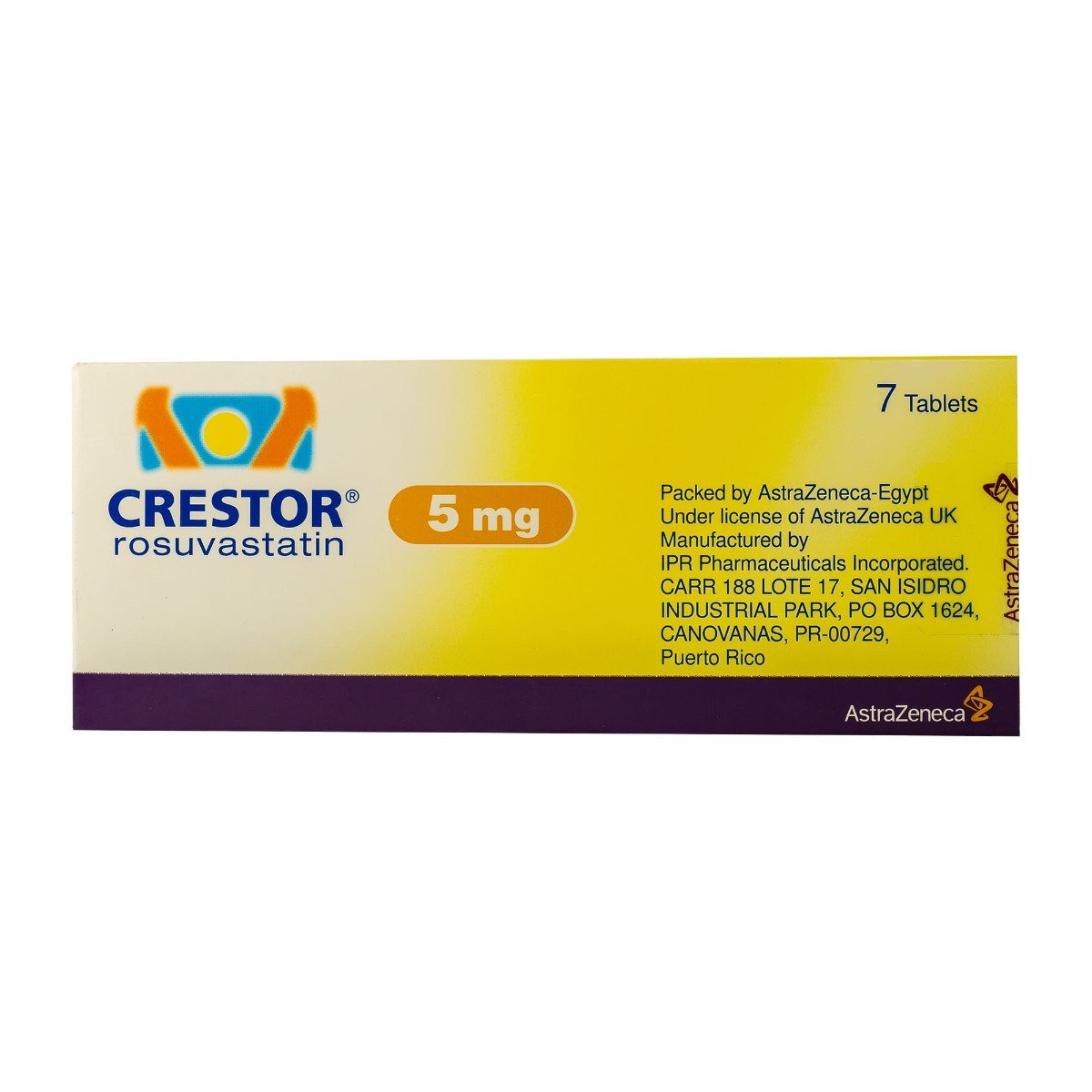 Crestor 5 mg - 7 Tablets - Bloom Pharmacy