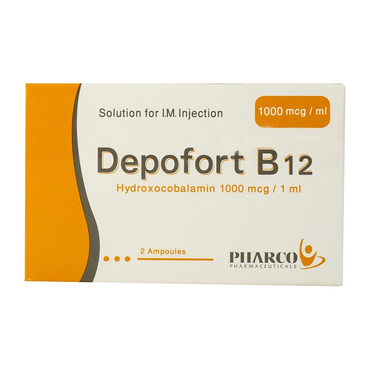 Depofort B12 1000 mcg-ml - 2 Ampoules - Bloom Pharmacy