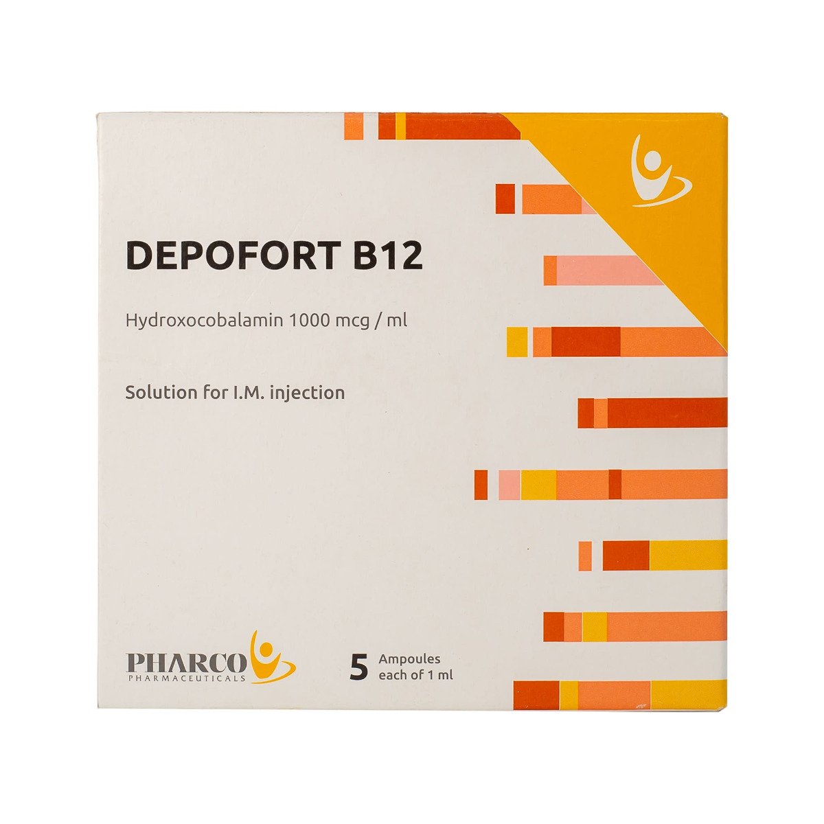 Depofort B12 1000 mcg-ml - 5 Ampoules - Bloom Pharmacy