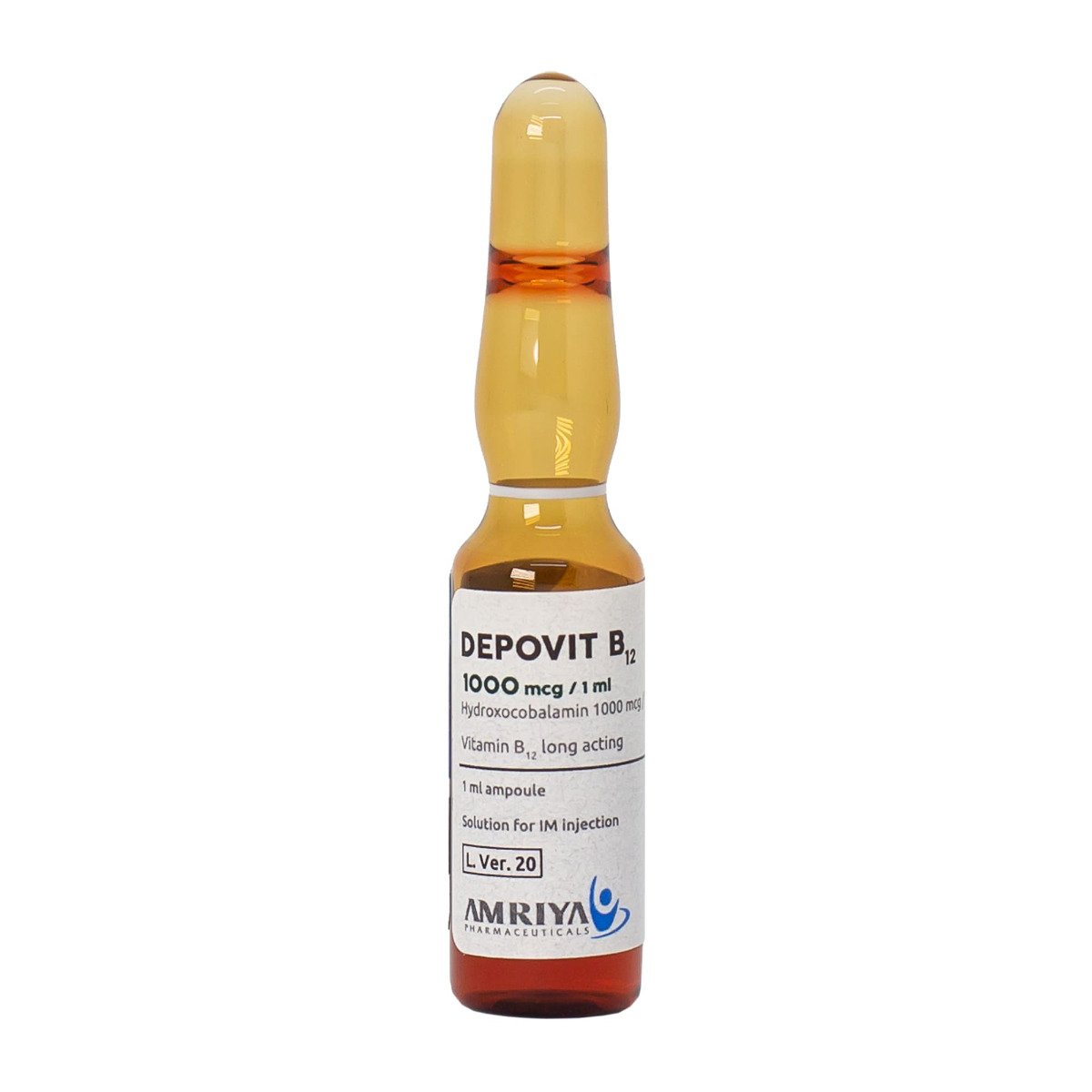 Depovit B12 1000 mcg-ml - 5 Ampoules - Bloom Pharmacy