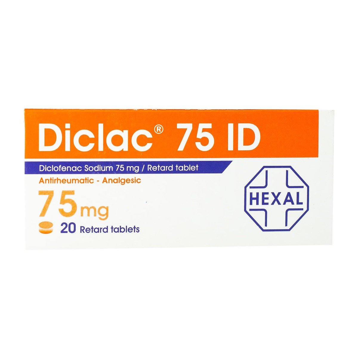 Diclac 75 ID - 20 Tablets - Bloom Pharmacy