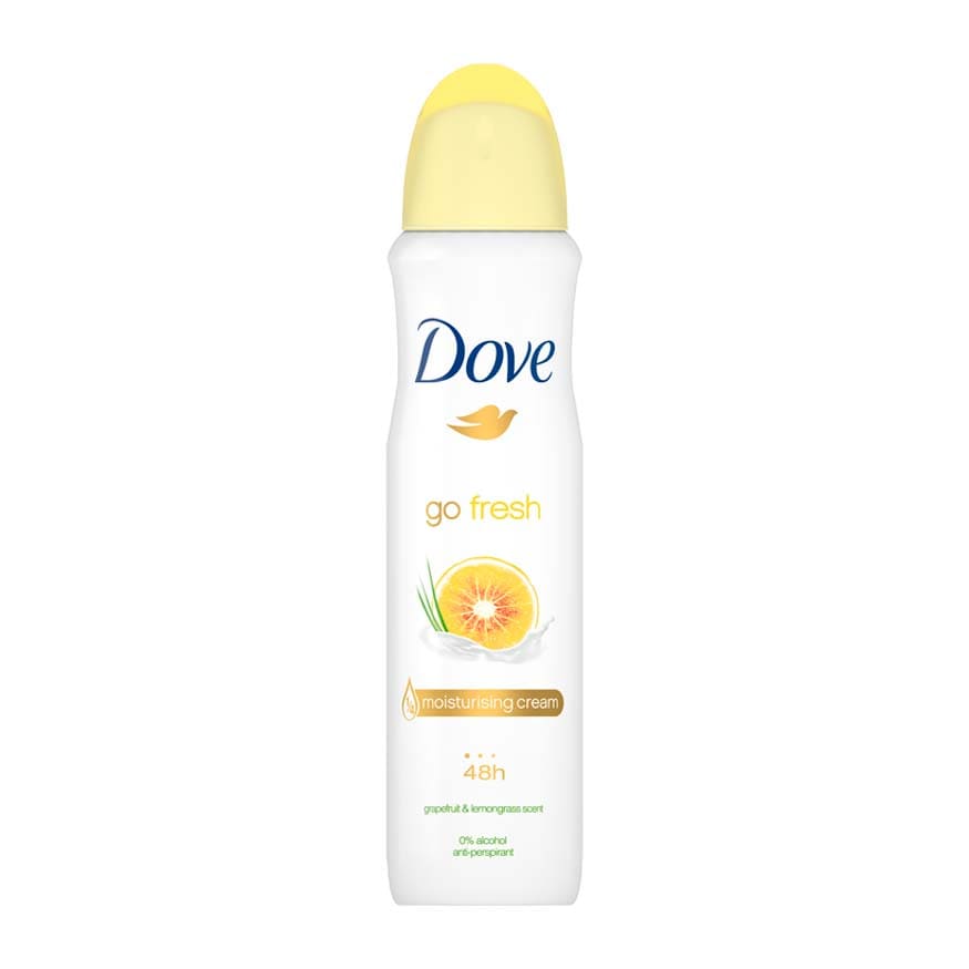 Dove Go Fresh Lemongrass Grapefruit & Deodorant Spray - 250ml - Bloom Pharmacy