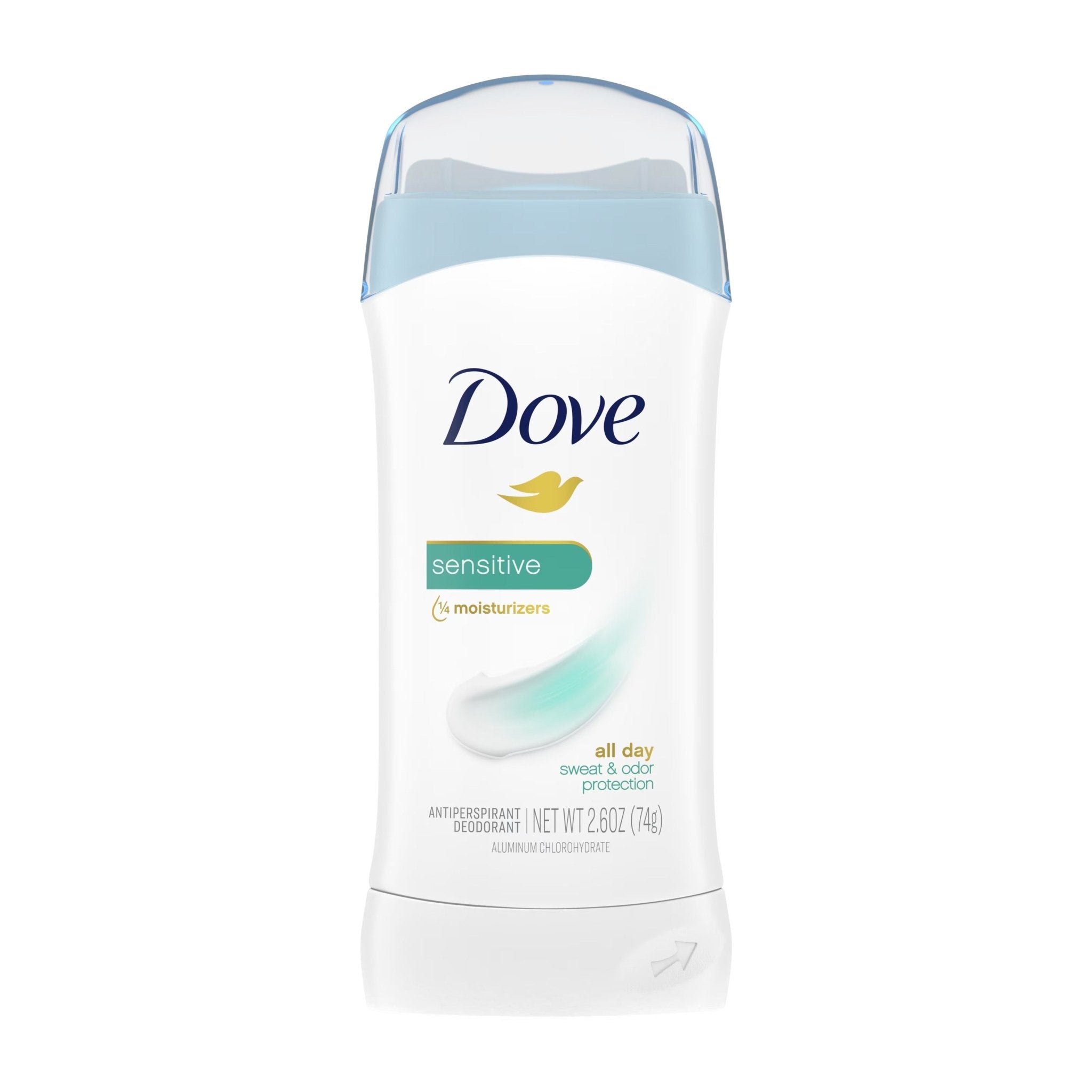 Dove Sensitive Invisible Solid Antiperspirant Deodorant Stick – 74gm - Bloom Pharmacy
