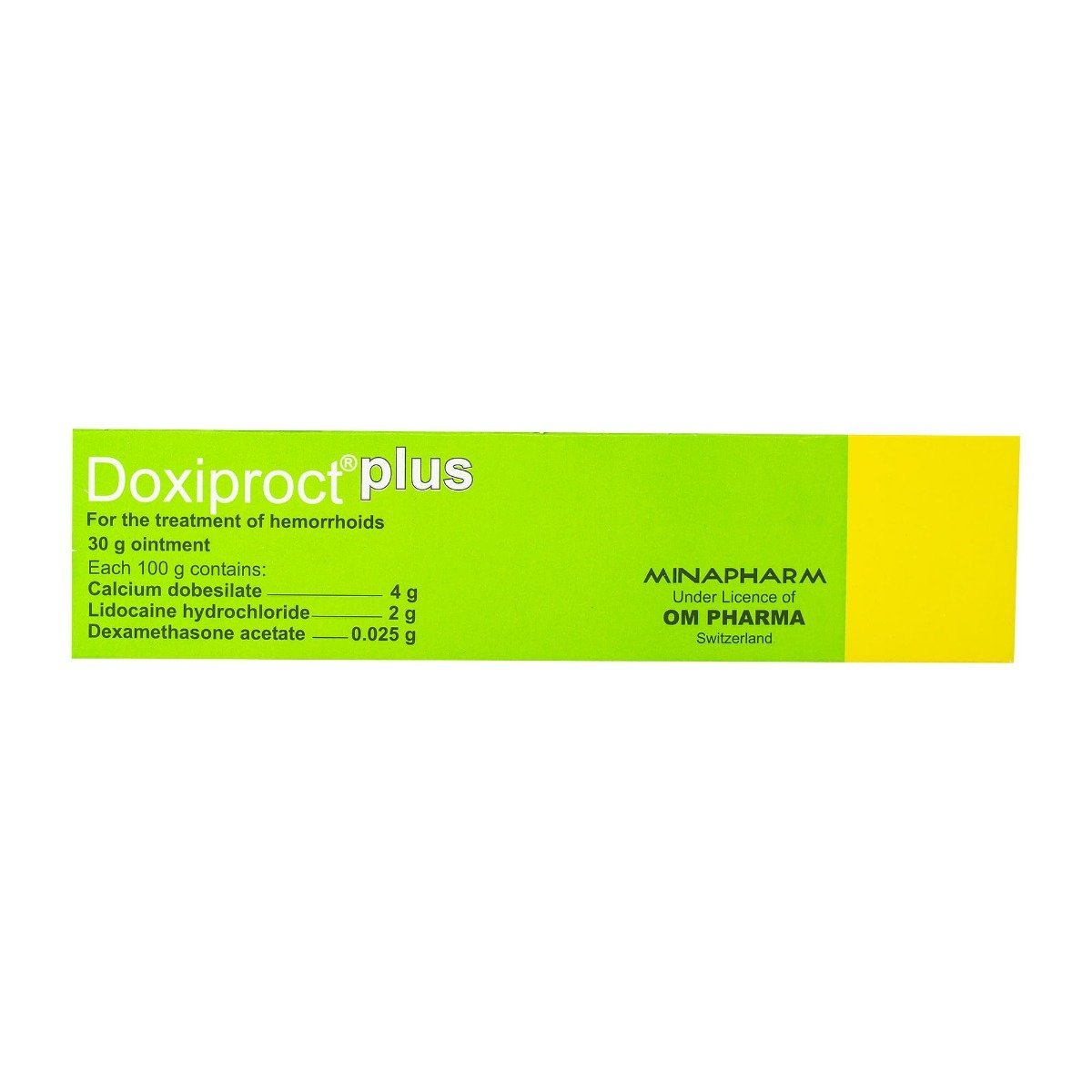 Doxiproct Plus Rectal Ointment - 30 gm - Bloom Pharmacy