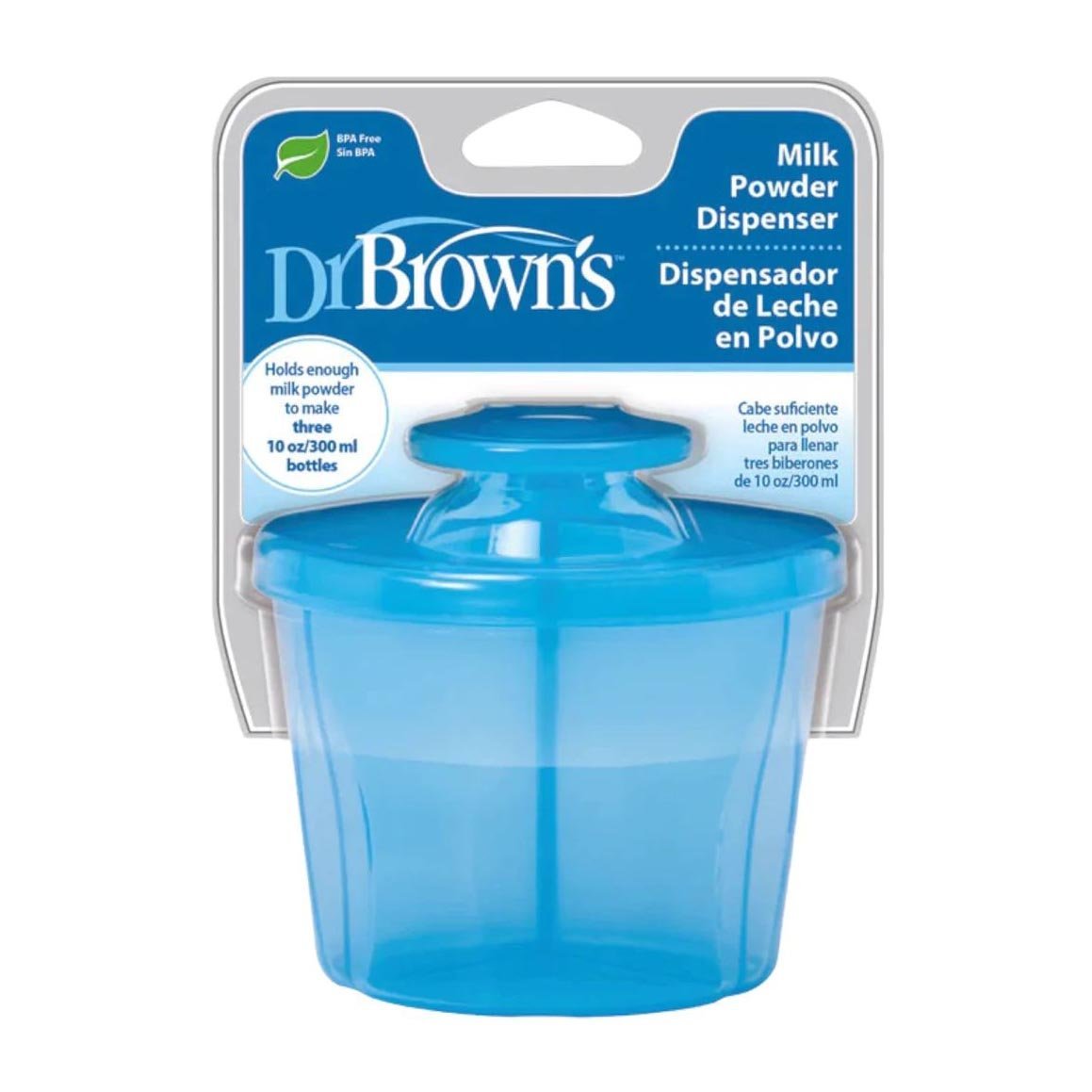 Dr. Brown’s Milk Powder Dispenser 300ml - Blue - Bloom Pharmacy