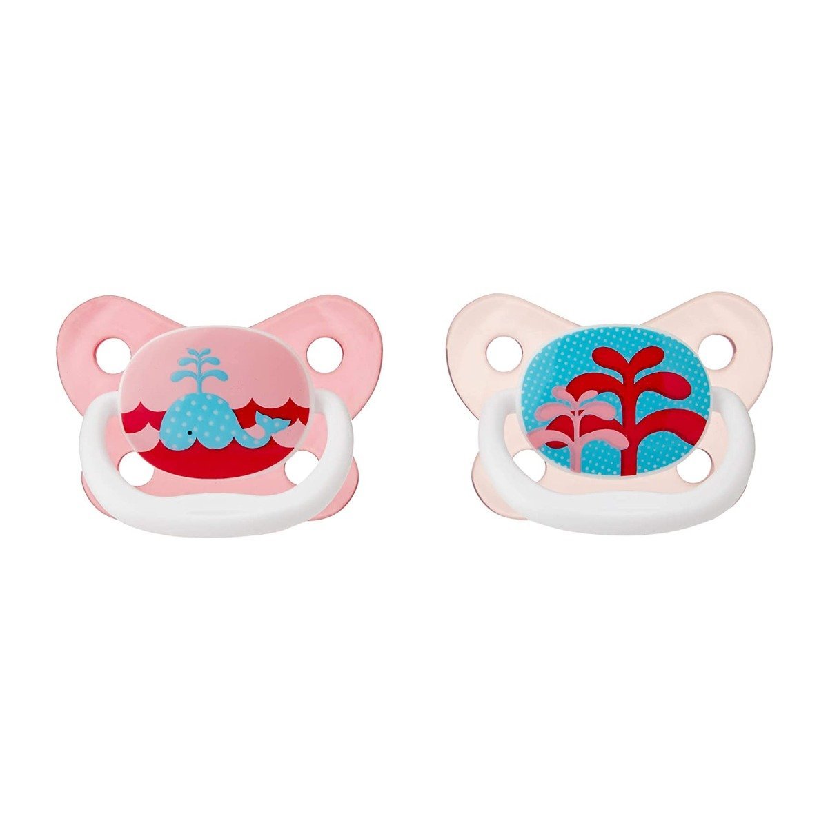 Dr. Brown's Prevent Soother Pacifier 0-6m 2psc - Pink - Bloom Pharmacy