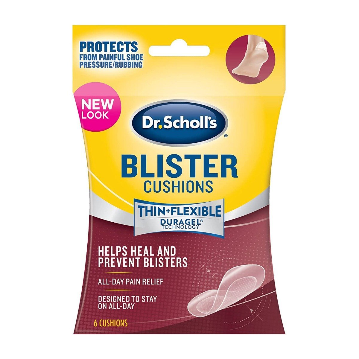 Dr.Scholl’s Blister Cushions With Duragel Technology - 6 Cushions - Bloom Pharmacy