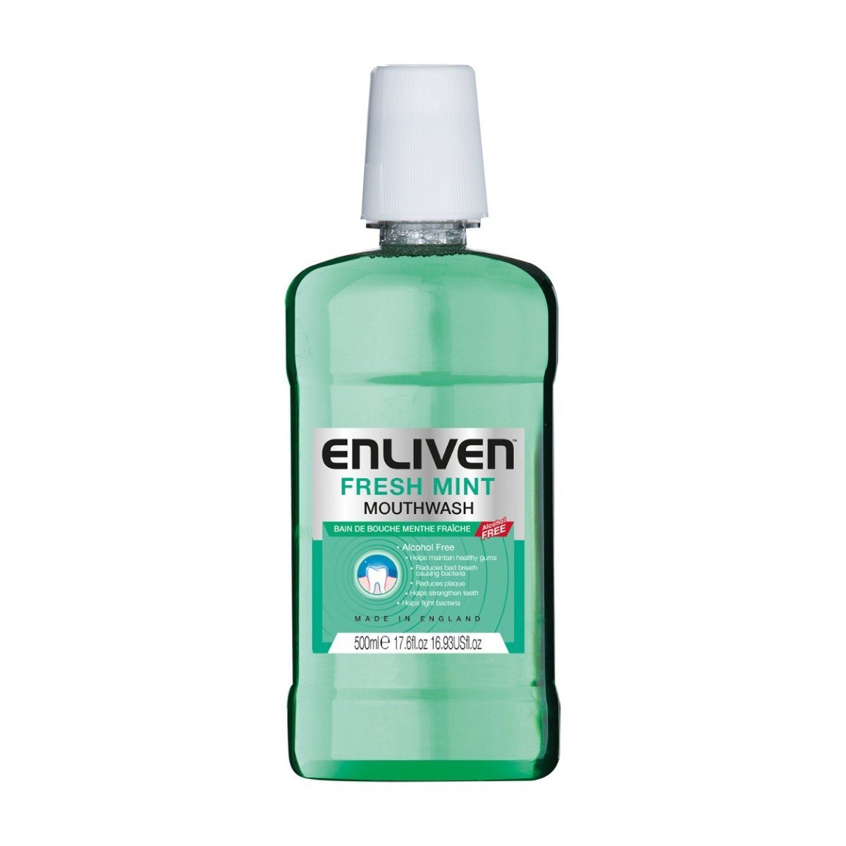 Enliven Fresh Mint Mouthwash - 500ml - Bloom Pharmacy