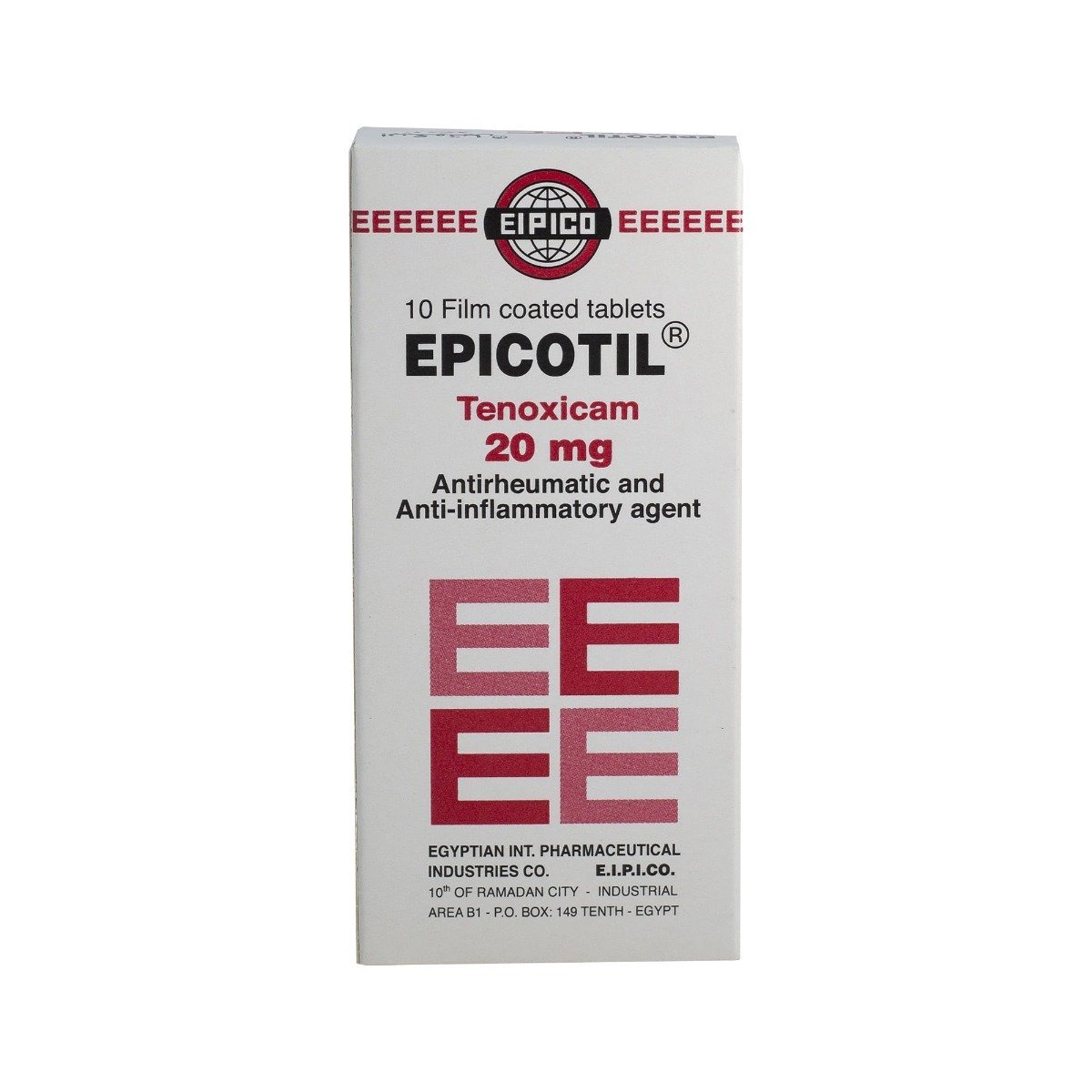 Epicotil 20 mg - 10 Tablets - Bloom Pharmacy
