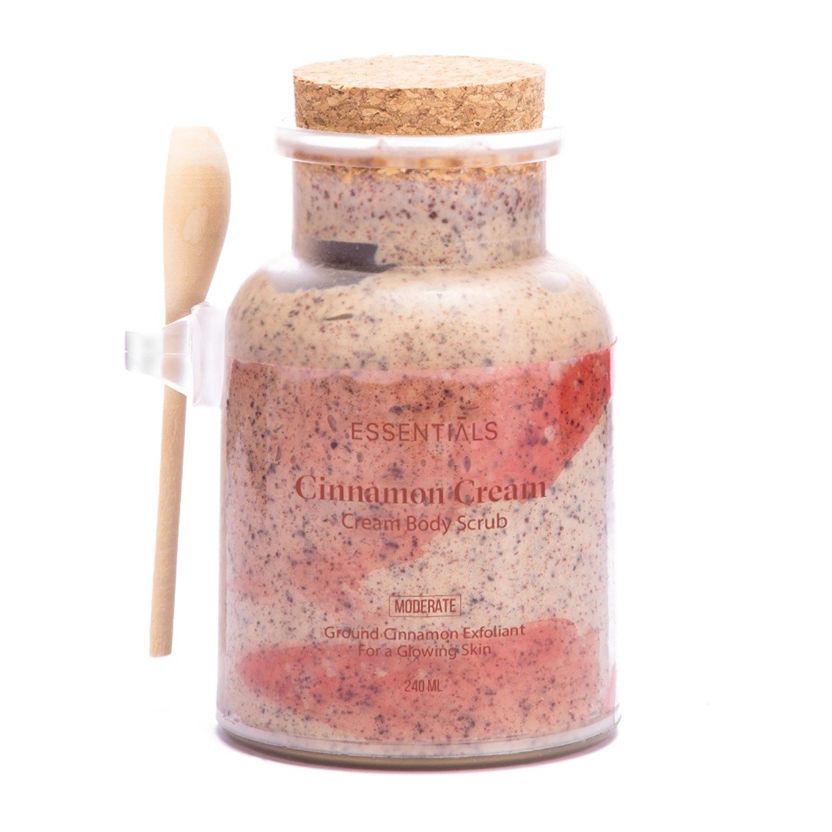 Essentials Cinnamon Cream Body Scrub - 240ml - Bloom Pharmacy