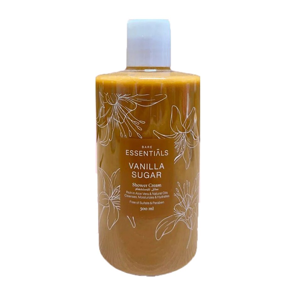 Essentials Vanilla Sugar Shower Cream – 500ml - Bloom Pharmacy