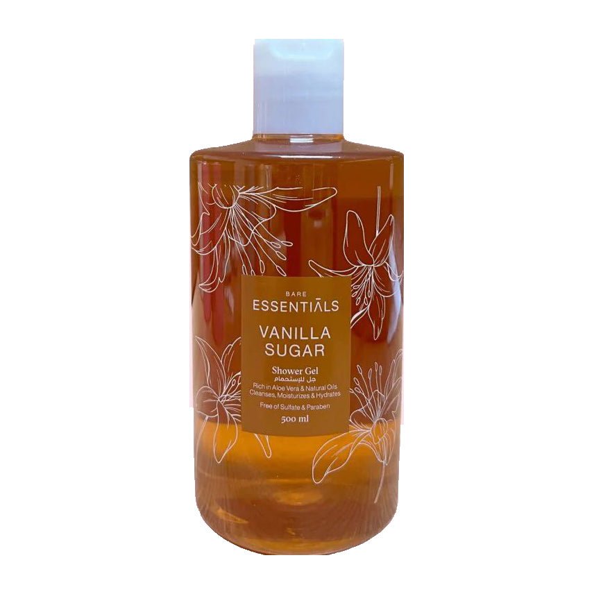 Essentials Vanilla Sugar Shower Gel – 500ml - Bloom Pharmacy