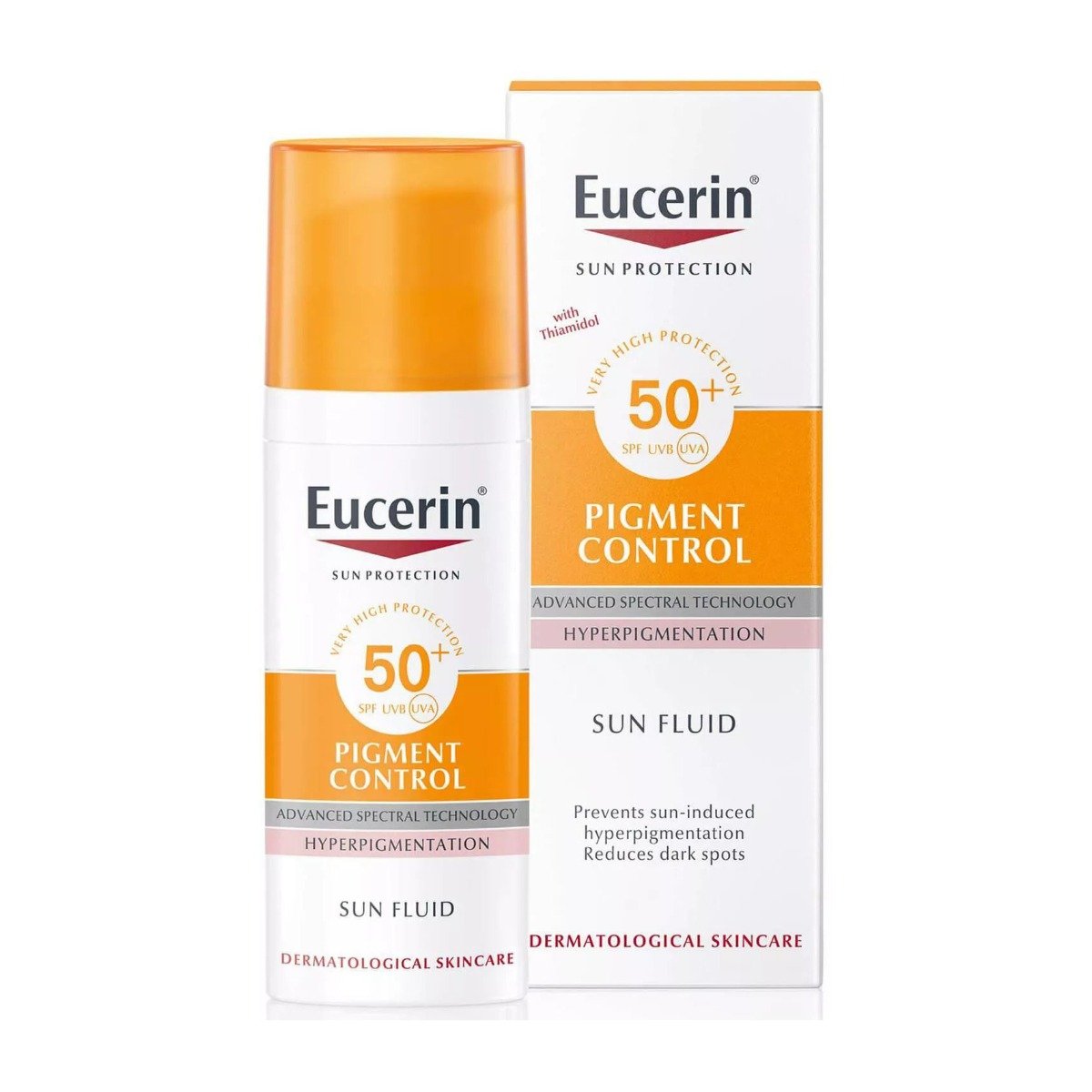 Eucerin Pigment Control Hyperpigmentation SPF 50+ Sun Fluid – 50ml - Bloom Pharmacy