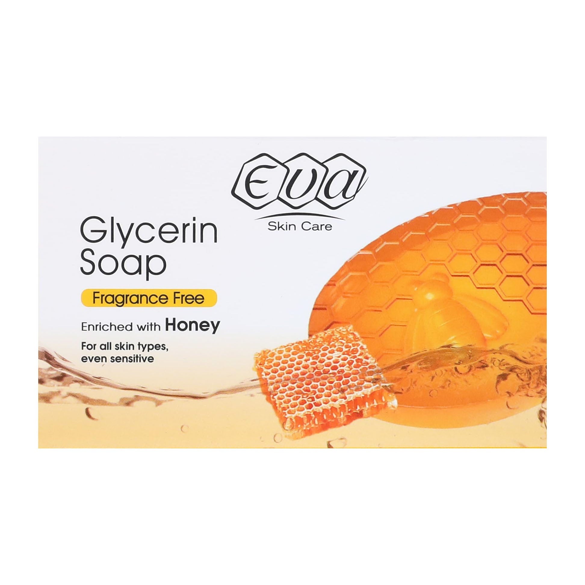Eva Glycerin Soap With Honey For All Skin Types – 100gm - Bloom Pharmacy