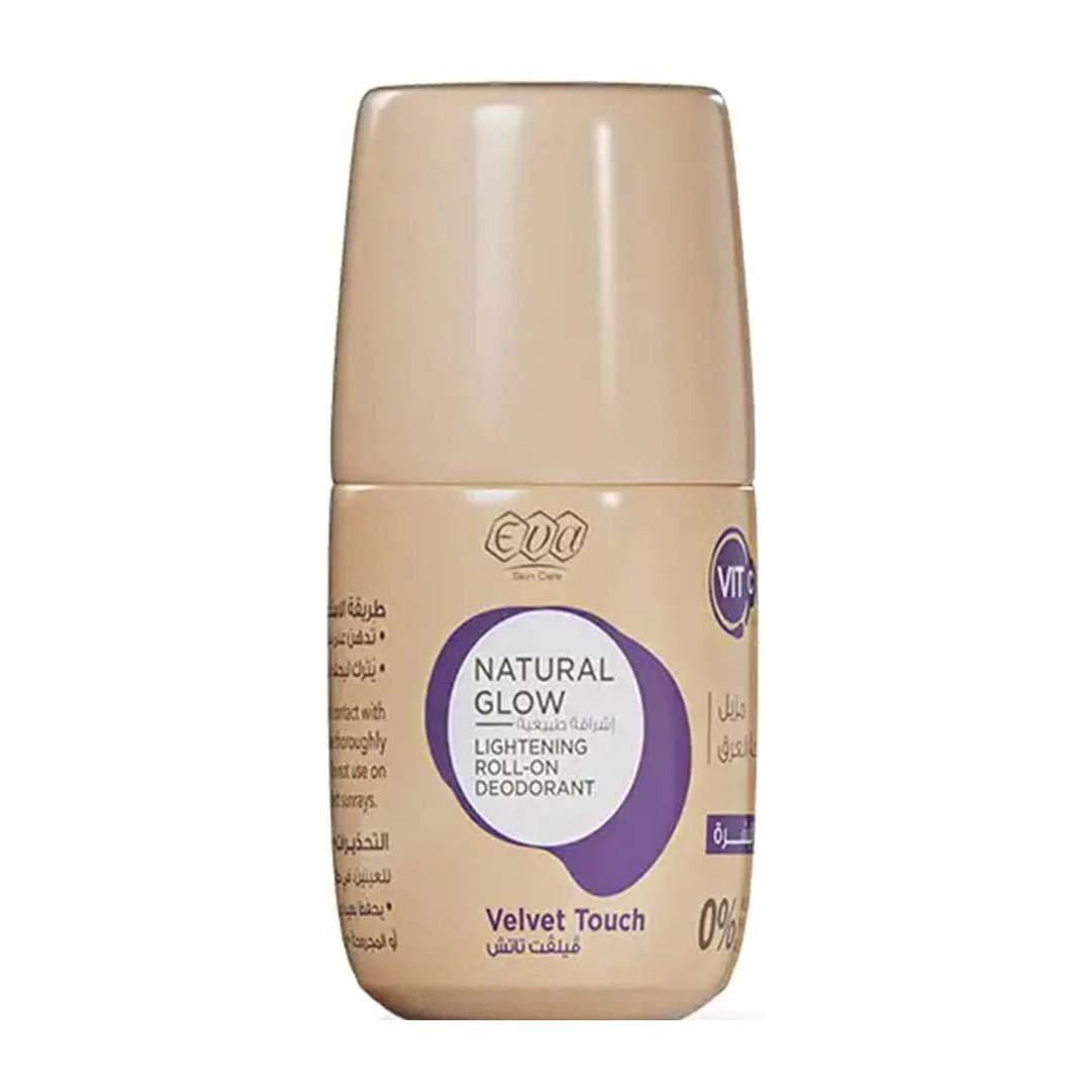 Eva Natural Glow Velvet Touch Roll On Deodorant - 60gm - Bloom Pharmacy