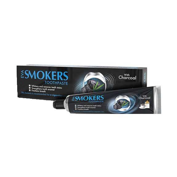 Eva Smokers With Charcoal Toothpaste – 50gm - Bloom Pharmacy