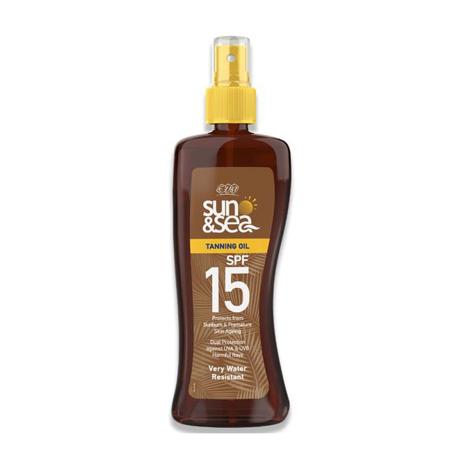 Eva Sun and Sea Tanning Oil SPF 15+ - 200ml - Bloom Pharmacy