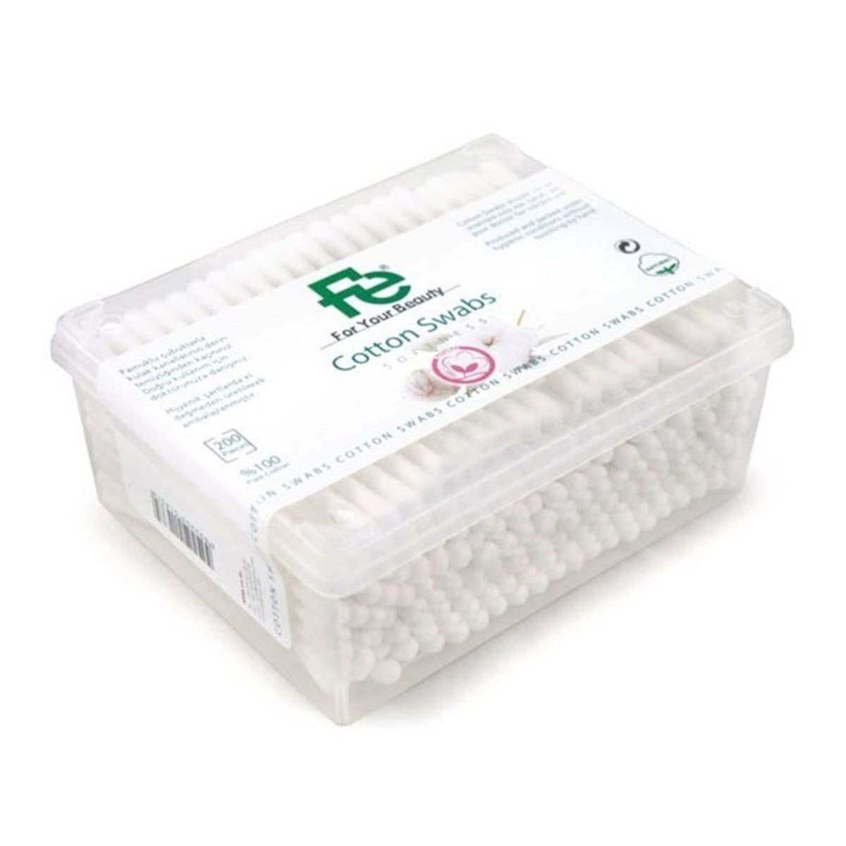 Fe Cotton Swabs Softness 200 Pcs - Bloom Pharmacy