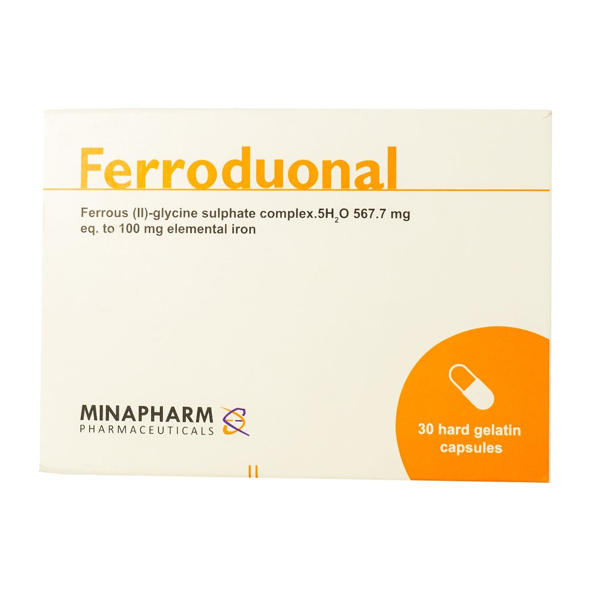 Ferroduonal 100 mg - 30 Capsules - Bloom Pharmacy
