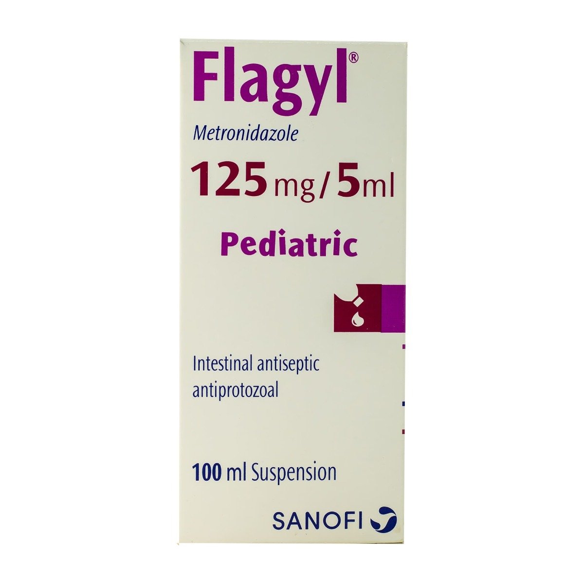 Flagyl 125 mg-5 ml Suspension - 100 ml - Bloom Pharmacy