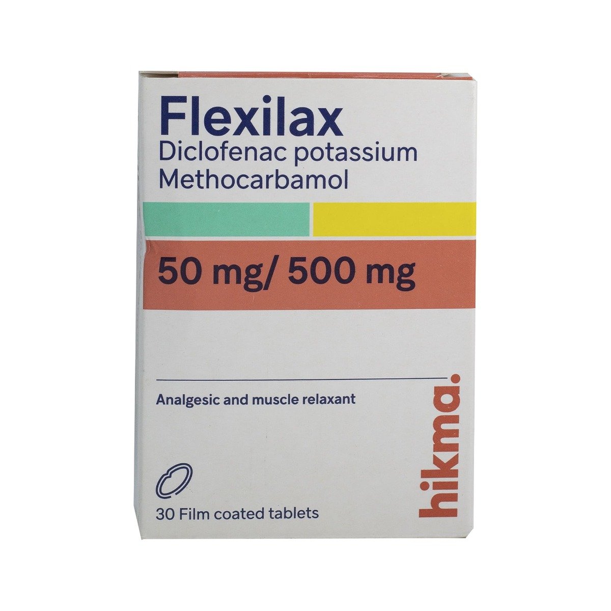 Flexilax 50 mg/500 mg - 30 Tablets | Bloom Pharmacy