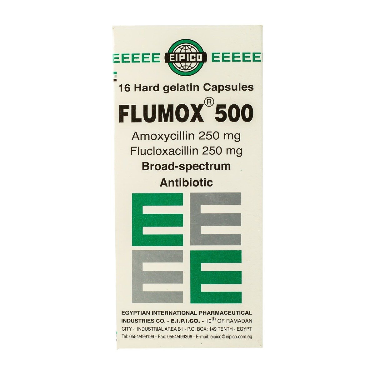 Flumox 500 mg - 16 Capsules - Bloom Pharmacy