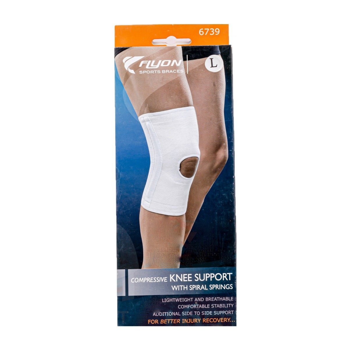 Flyon Compressive Knee Support Size (L) - Bloom Pharmacy