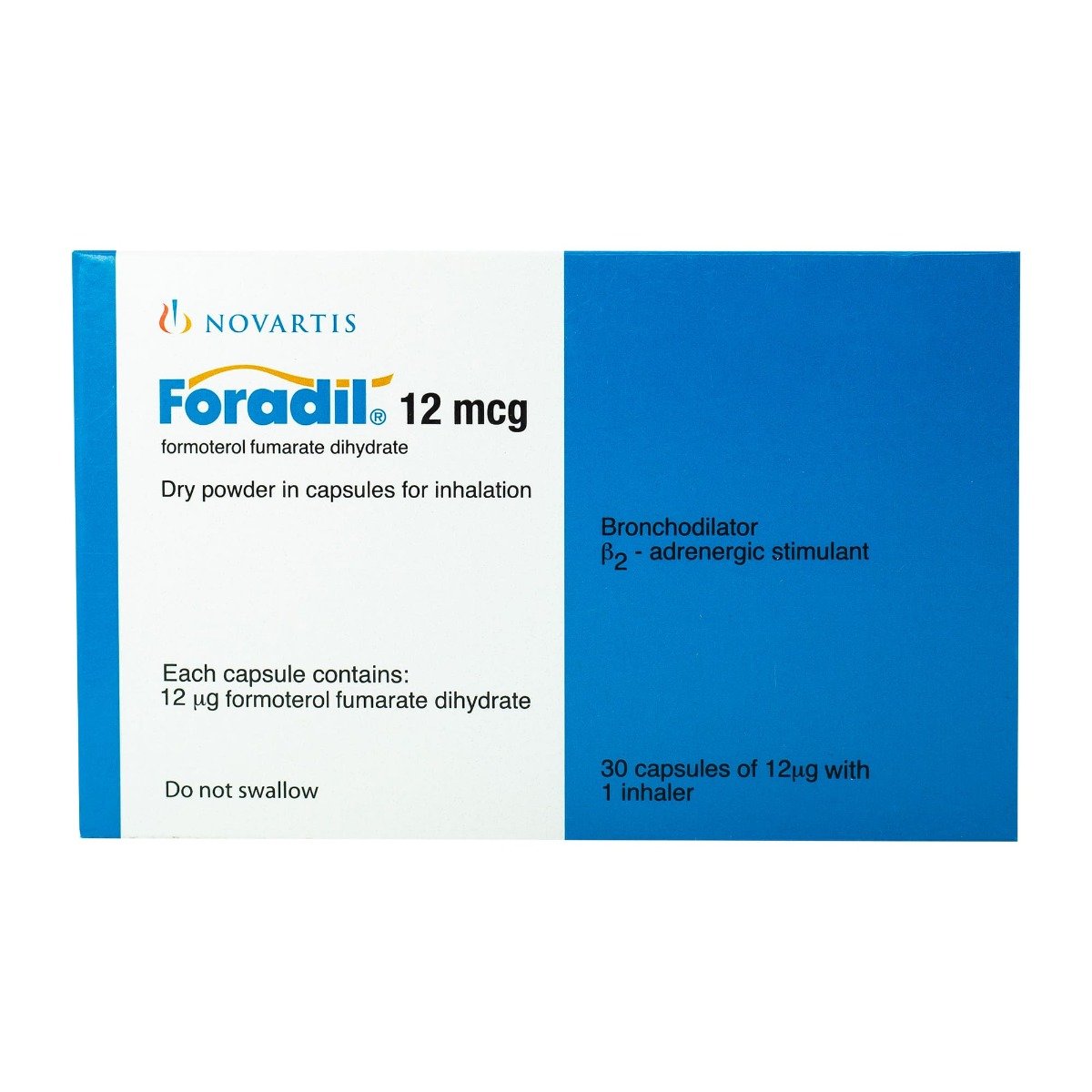 Foradil 12 mcg - 1 Inhaler & 30 Capsules - Bloom Pharmacy