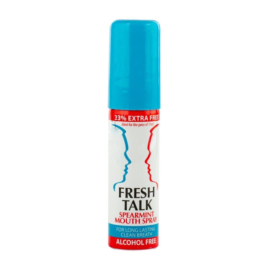 Fresh Talk Spearmint Mouth Spray - 20ml - Bloom Pharmacy