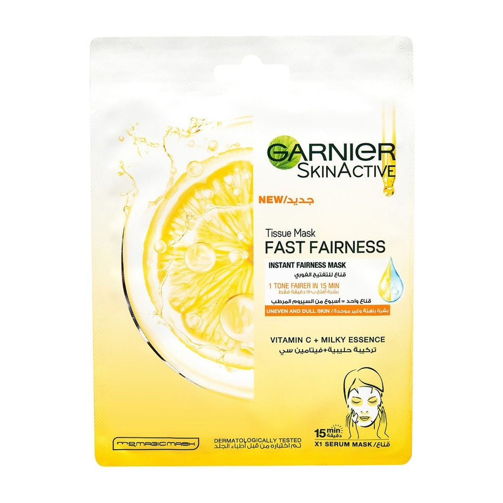 Garnier Skinactive Tissue Mask Fast Bright | Bloom Pharmacy