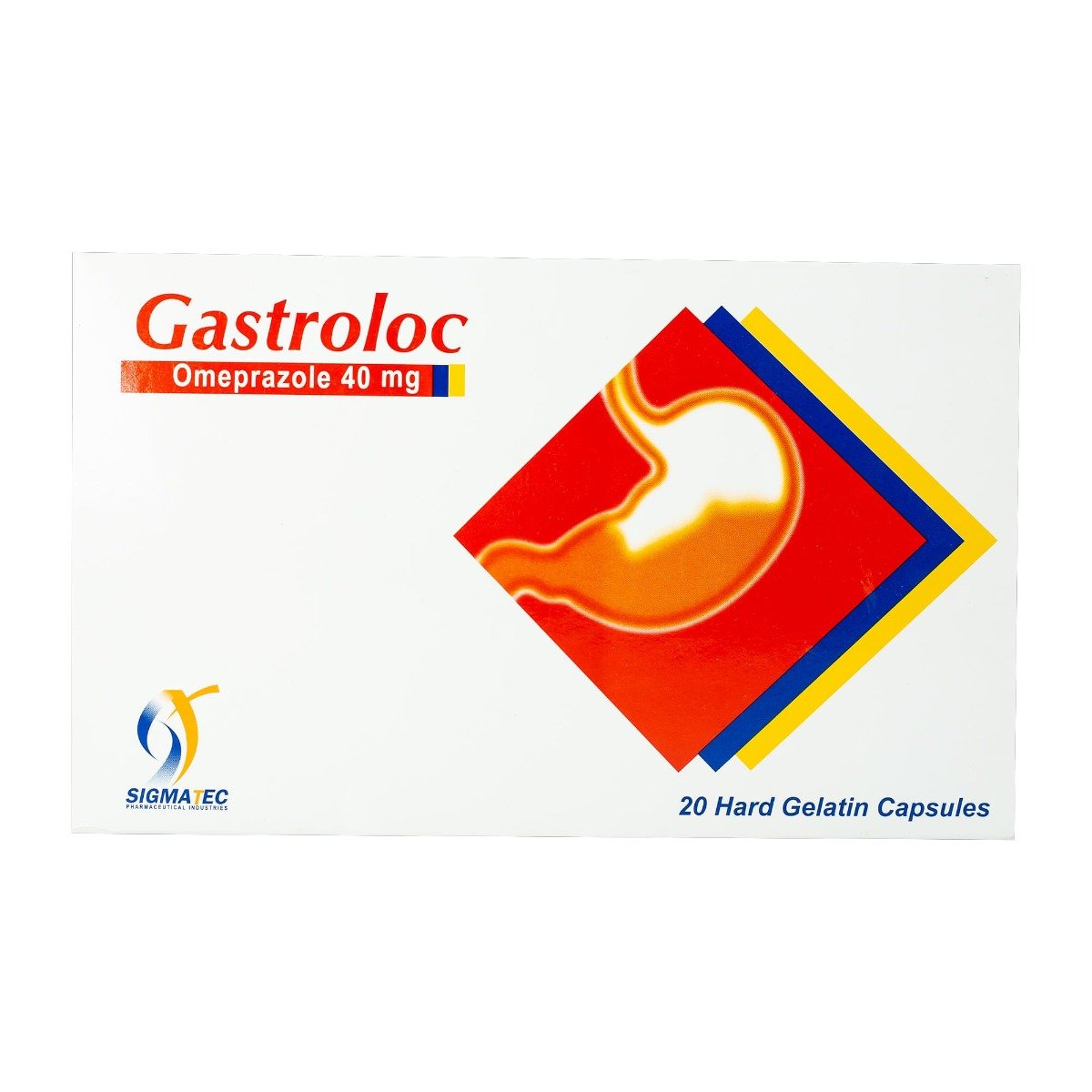 Gastroloc 40 mg - 20 Capsules