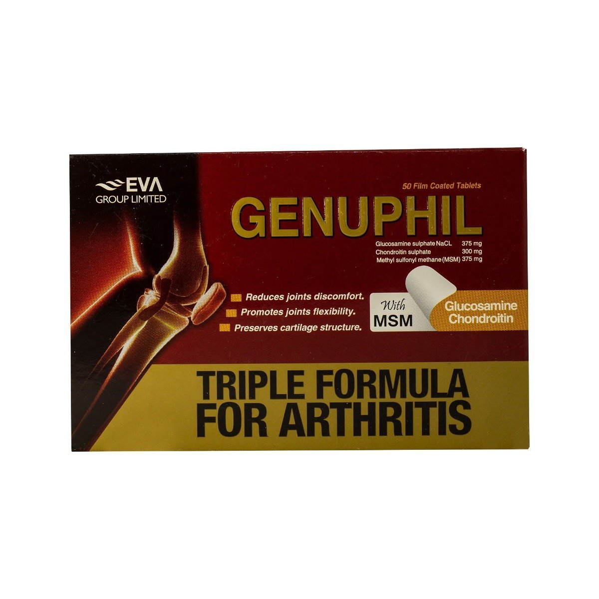Genuphil - 50 Tablets - Bloom Pharmacy